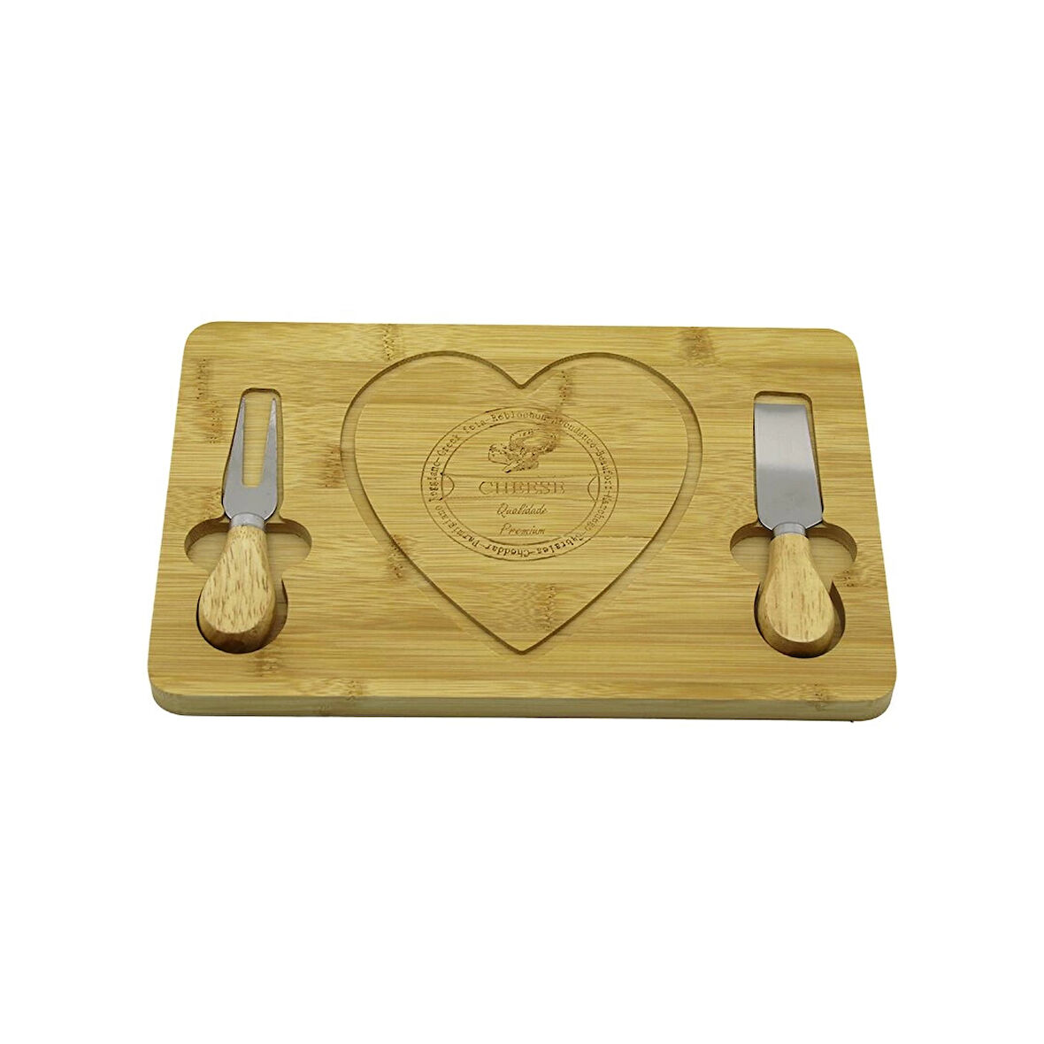 KALPLİ BIÇAK SAĞ-SOLAHŞAP BAMBU KAHVALTI PEYNİR SUNUM PANO2 BIÇAK=AHŞAP SAP19X29CM-1.5CM (5365)