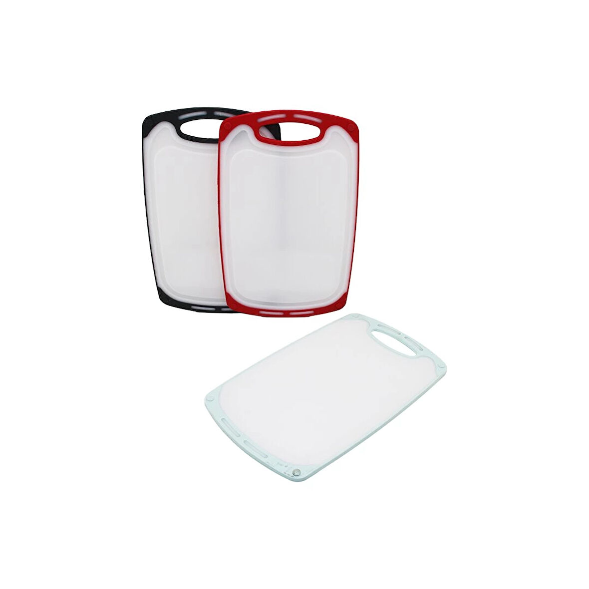 31X20CM  KÜÇÜK  PLASTİK  KESİM PANOSU  KAYMAZ SİLİKON KENARLIK - 10MM KALINLIK (5365)