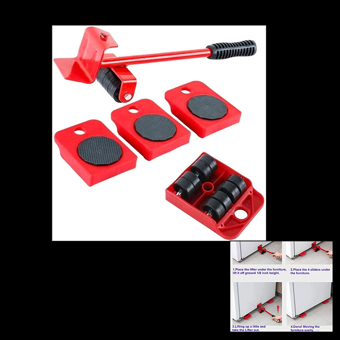 EV TİPİ KALDIRAÇ TAŞIMA APARATI 150KG (5365)