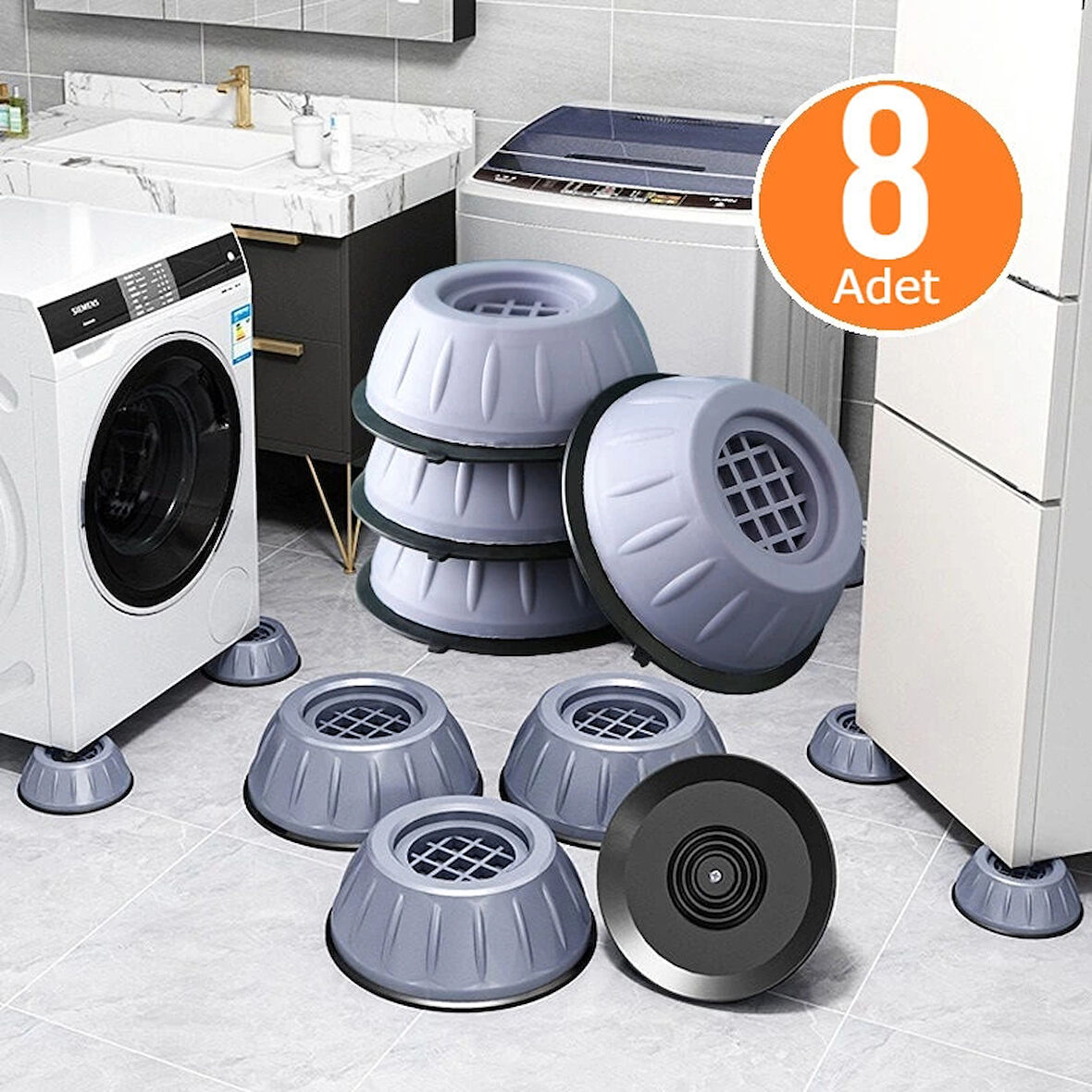 Çamaşır Makinesi  Için Titreşim Engelleyici Stoper 8 li (5365)