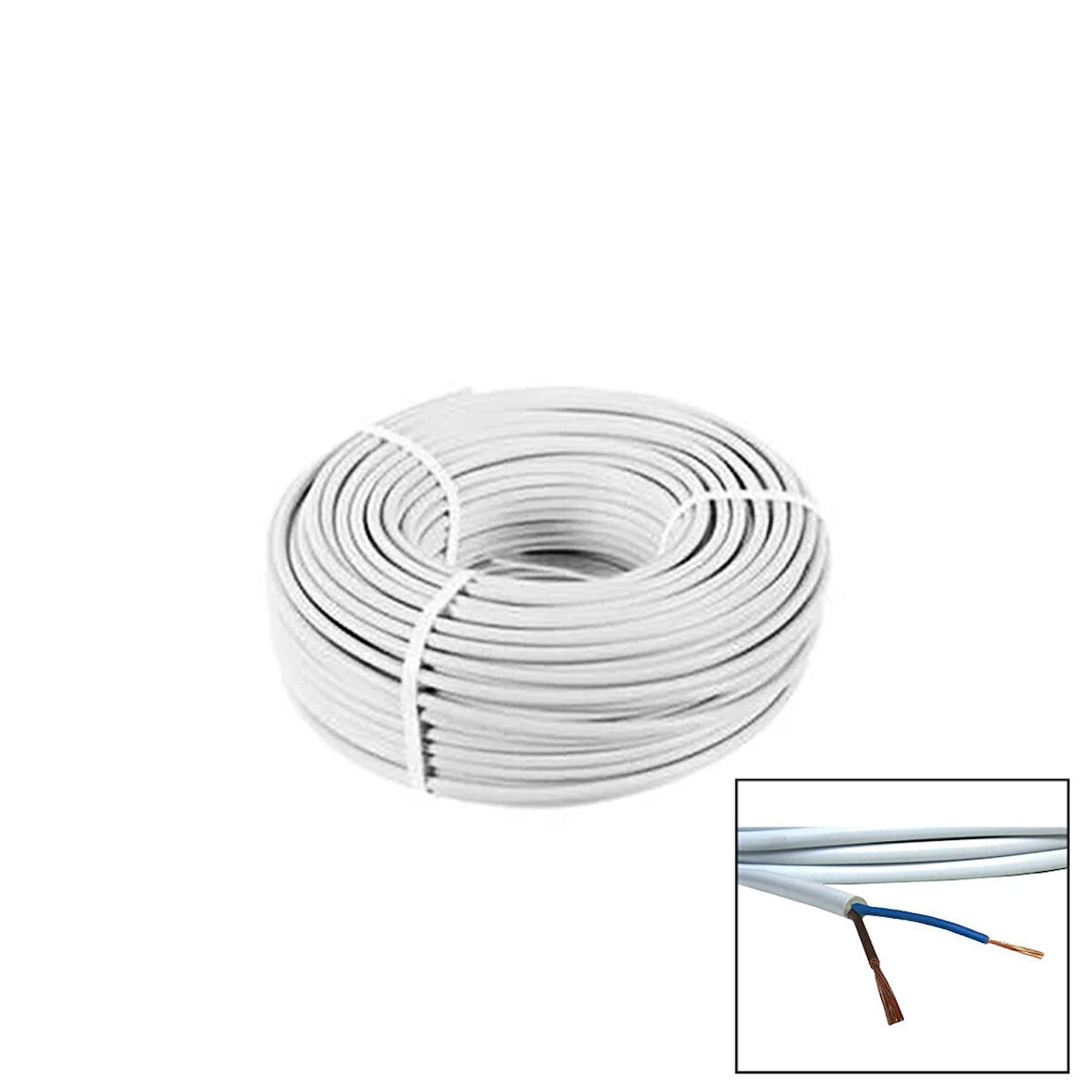 2x1.5MM TTR KABLO 100MT CCA KABLO H05 W-F  (5365)