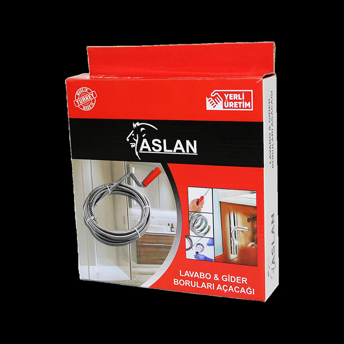 8MT SUSTA SPRAL LAVABO - GİDER AÇAR (5365)