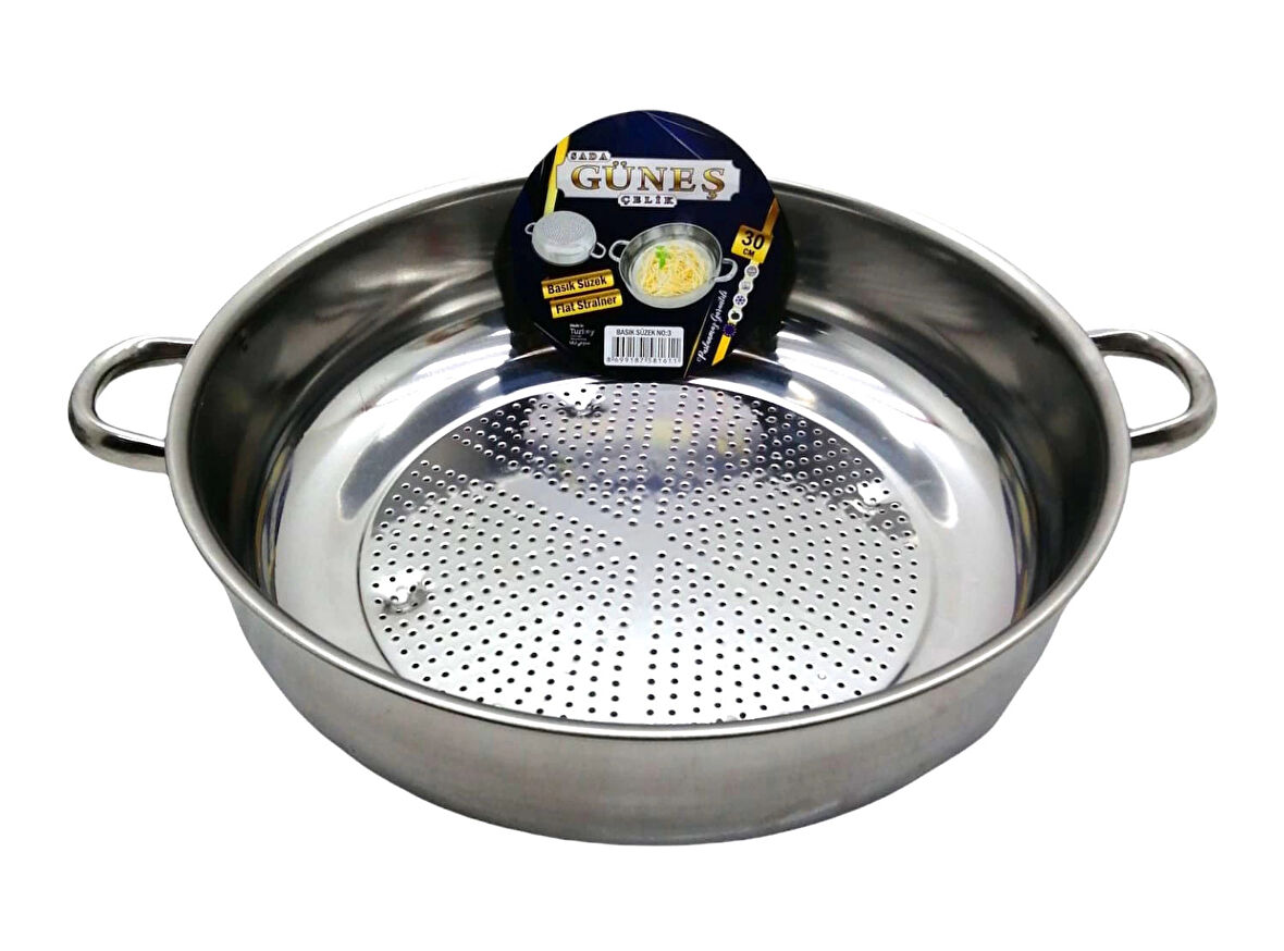 NO-3 - 30CM BASIK SÜZEK METAL SÜZGEÇ (5365)