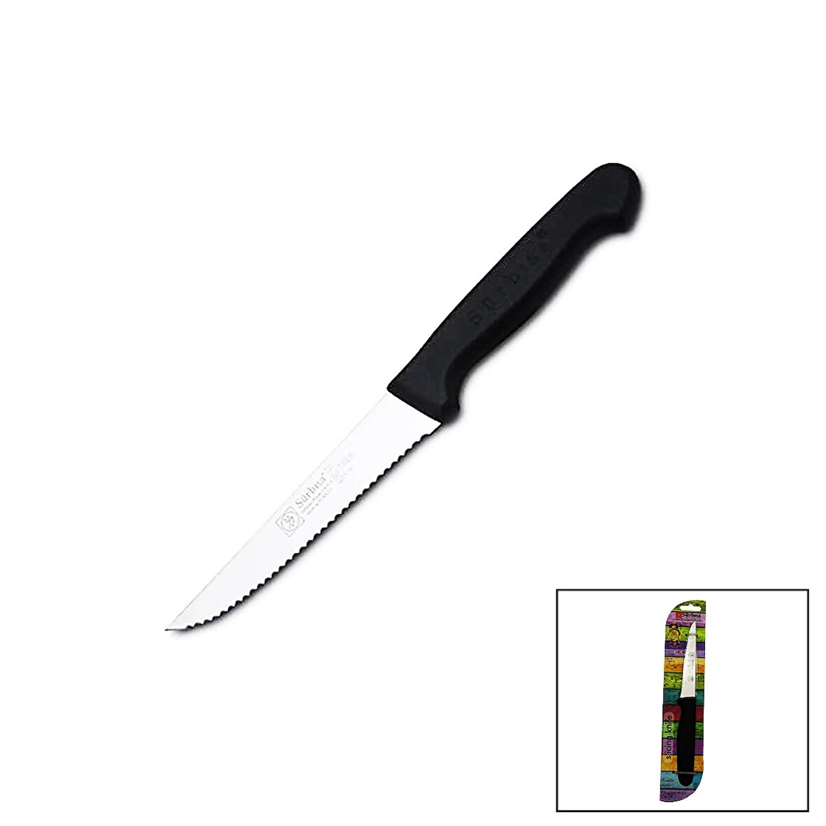 LAZER BİLEMELİ SEBZE BIÇAK  NO-61004-LZ (5365)