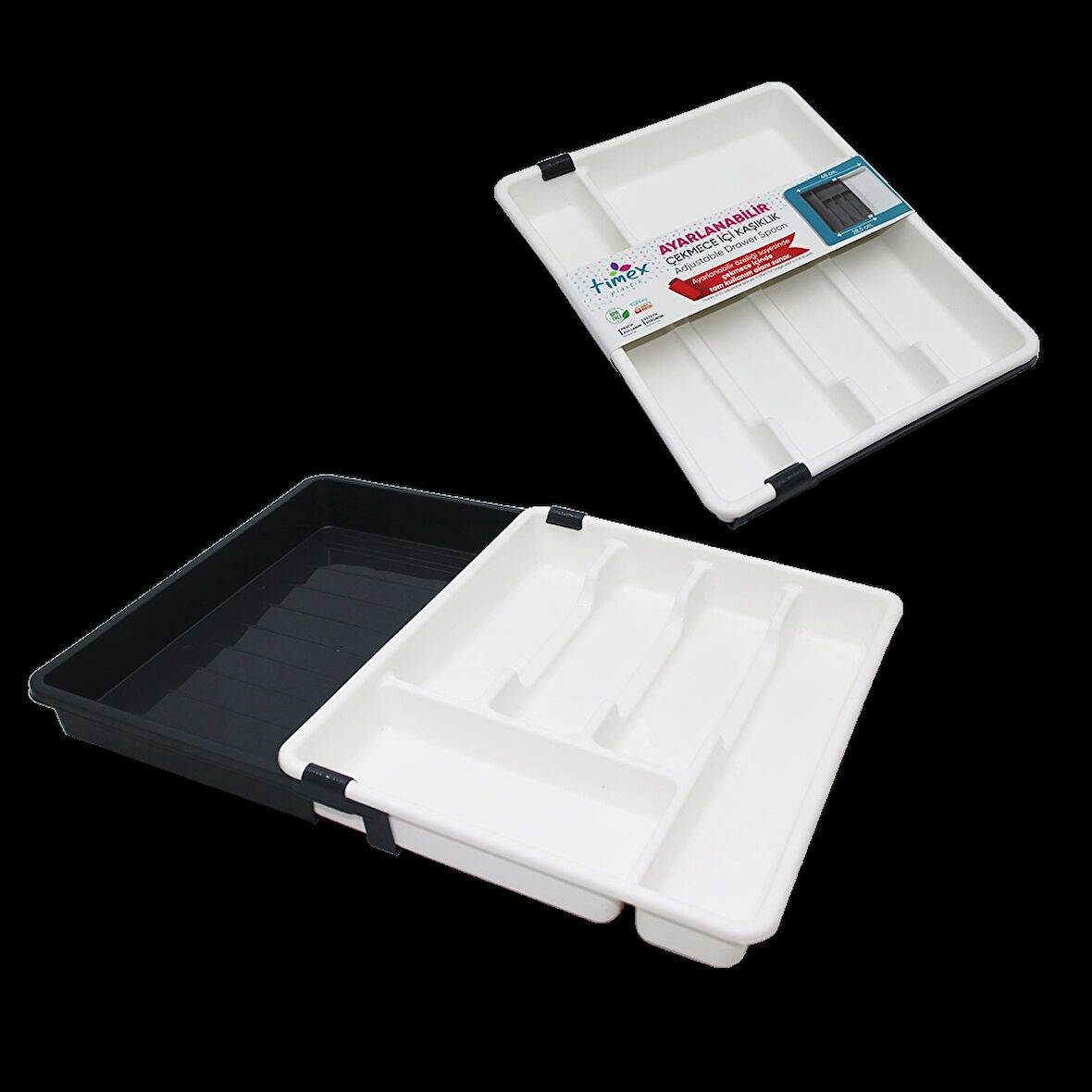 KAYAR KAŞIKLIK AYARLANABİLİR ÇEKMECE İÇİ  48X28,5CM (5365)