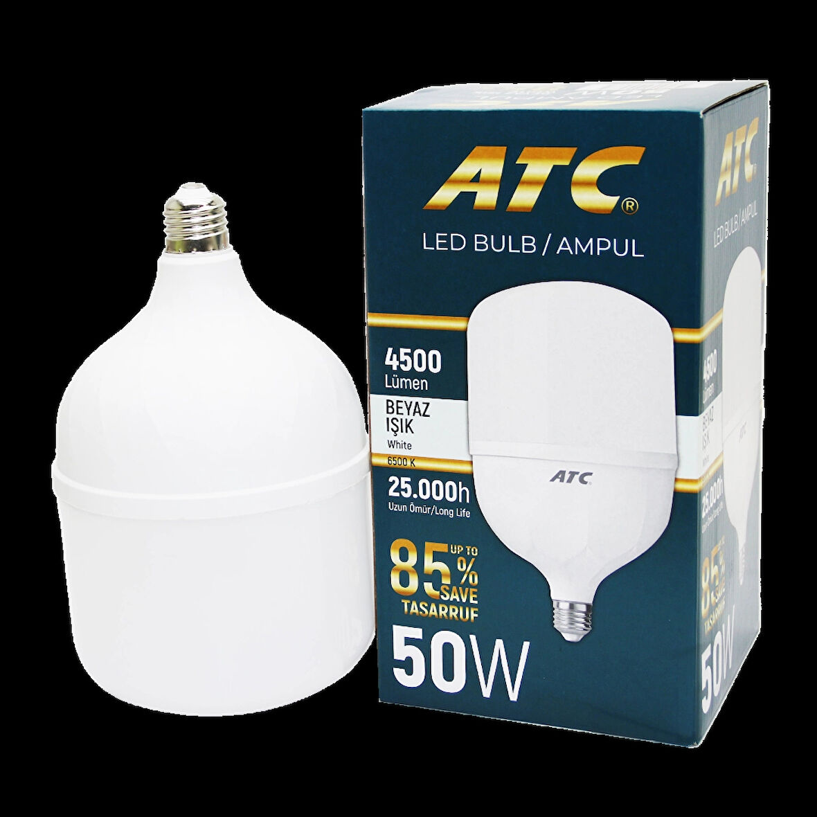 50W TORCH LED BULB AMPUL BEYAZ E27 (5365)