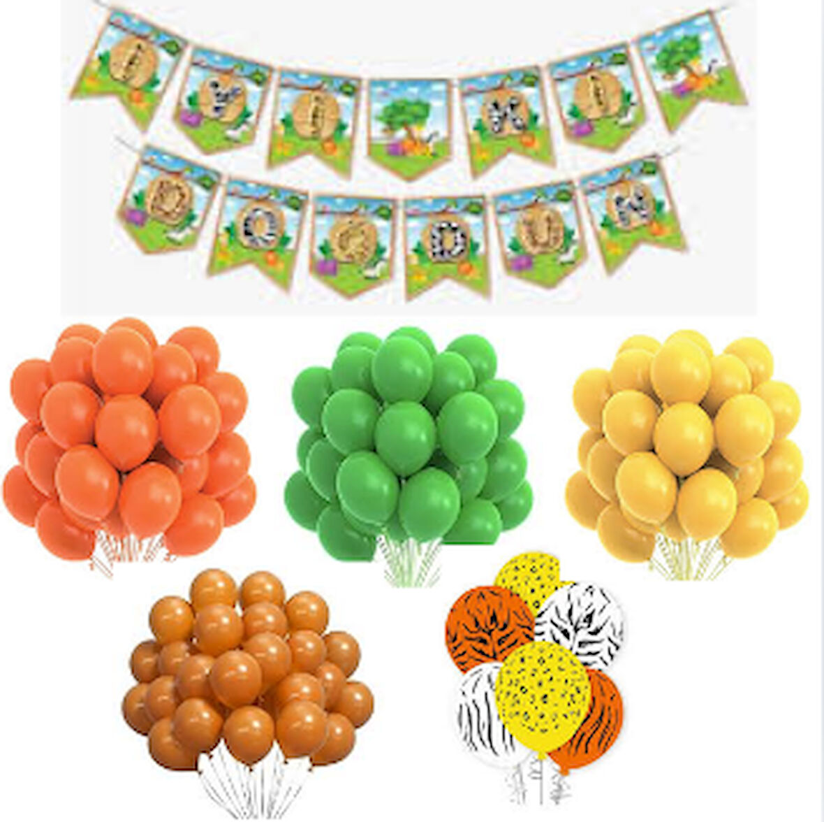 SAFARİ MEGA BALON+BANNER SETİ