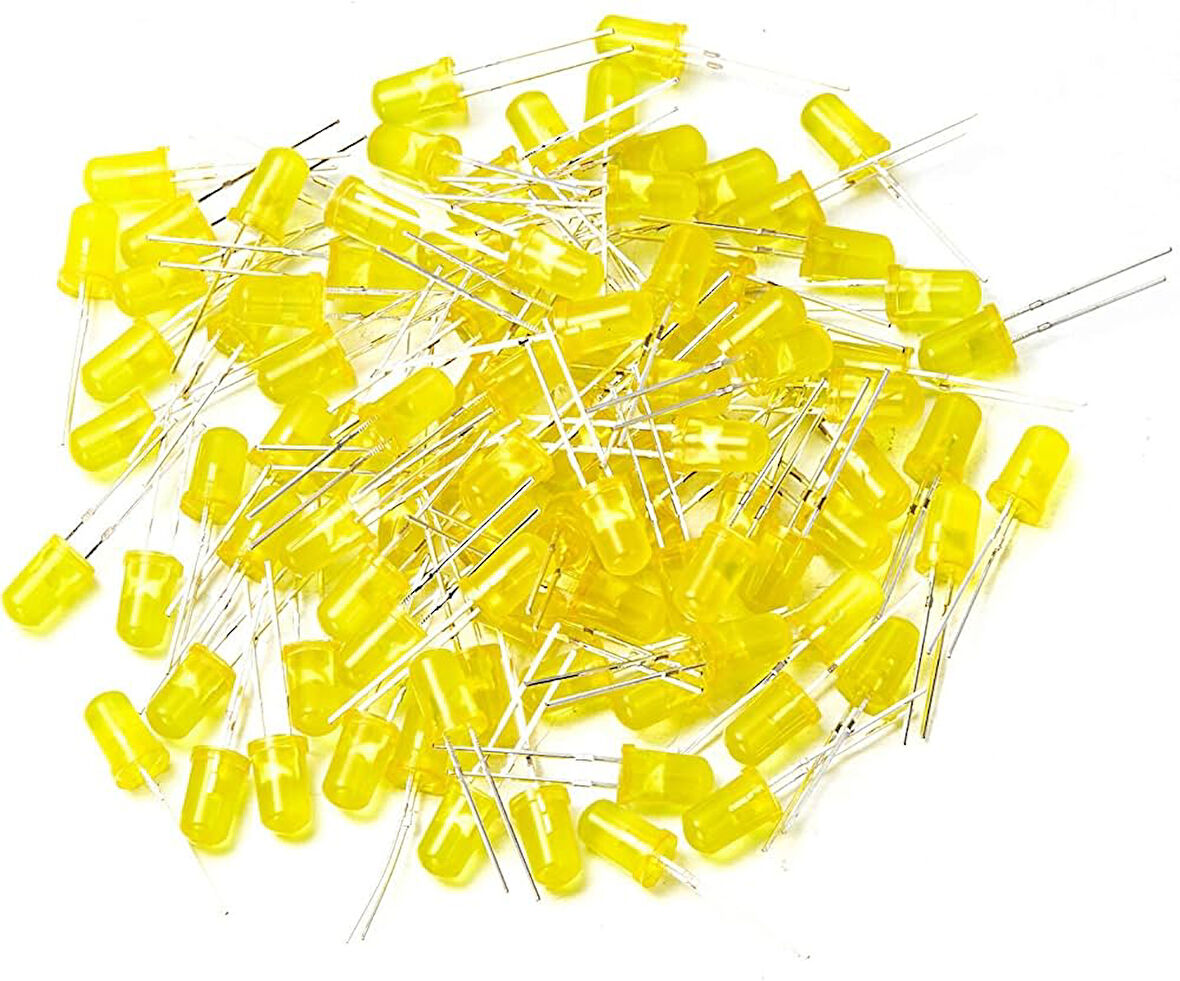 25 adet 5 mm Sarı Led