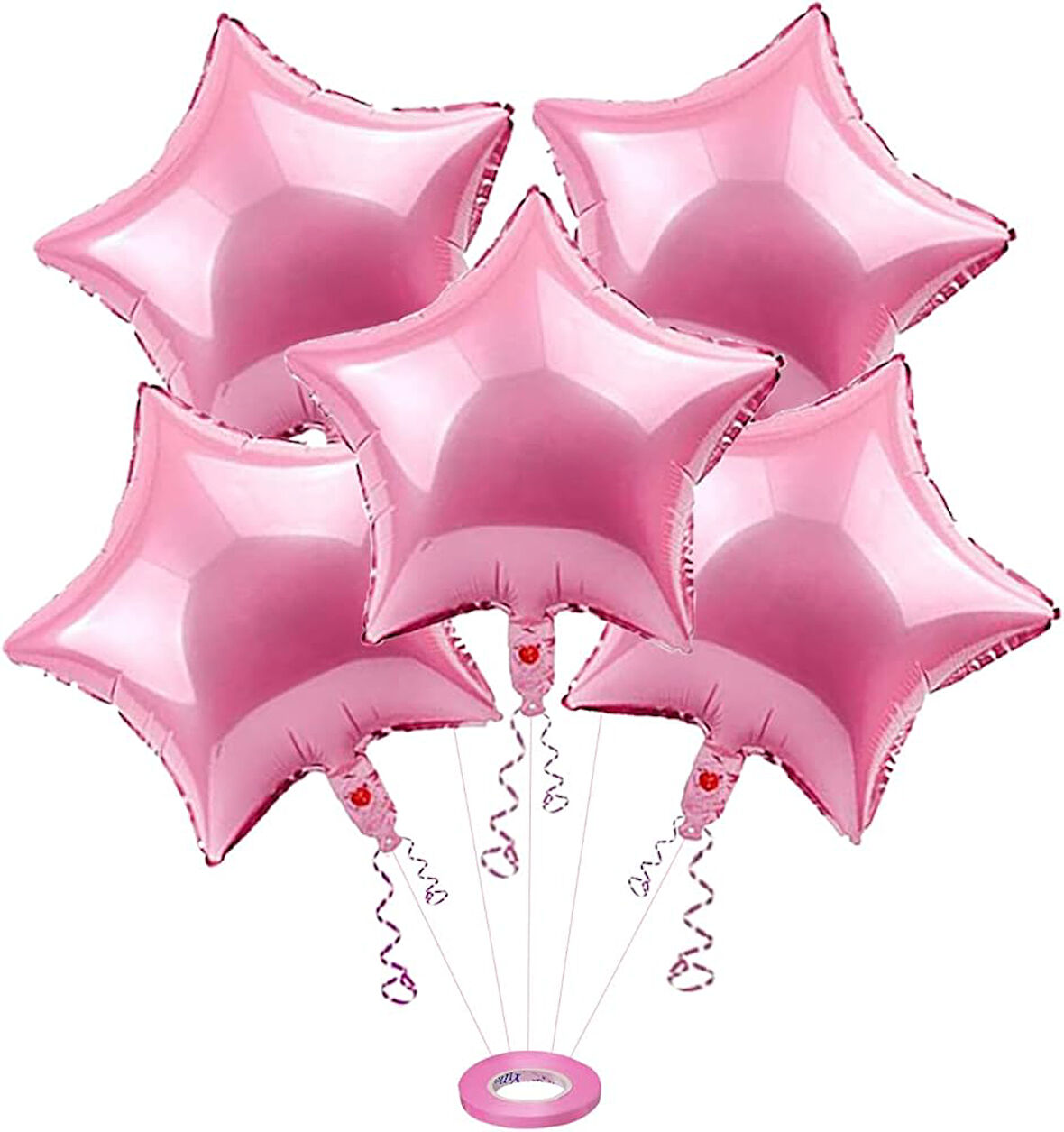 YILDIZ FOLYO BALON  PEMBE 18 INC