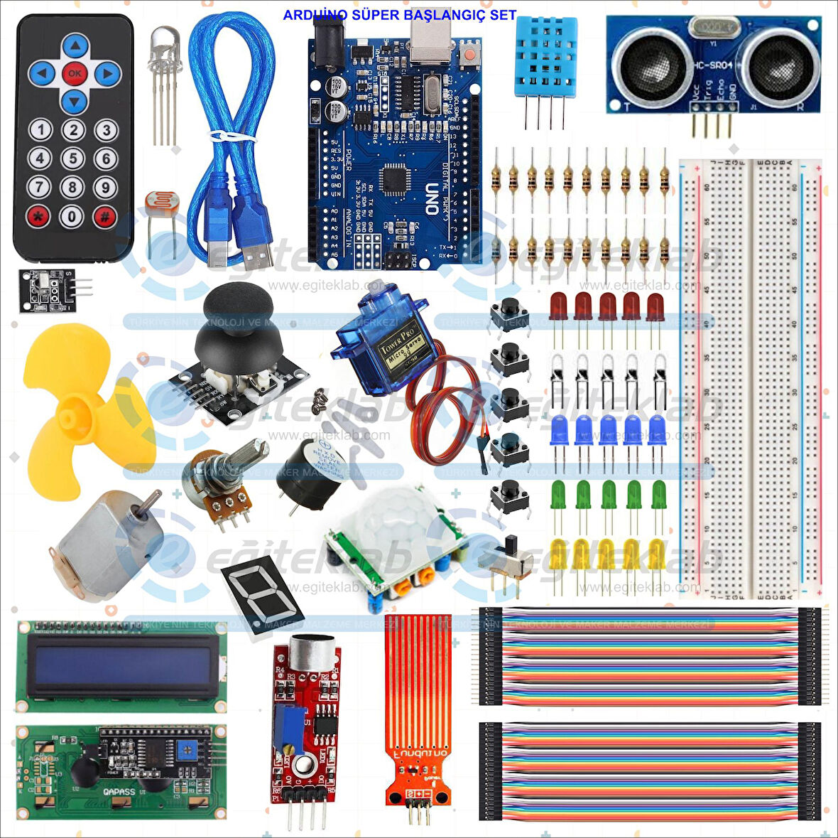Yeni Arduino Süper Başlangıç Eğitim Seti