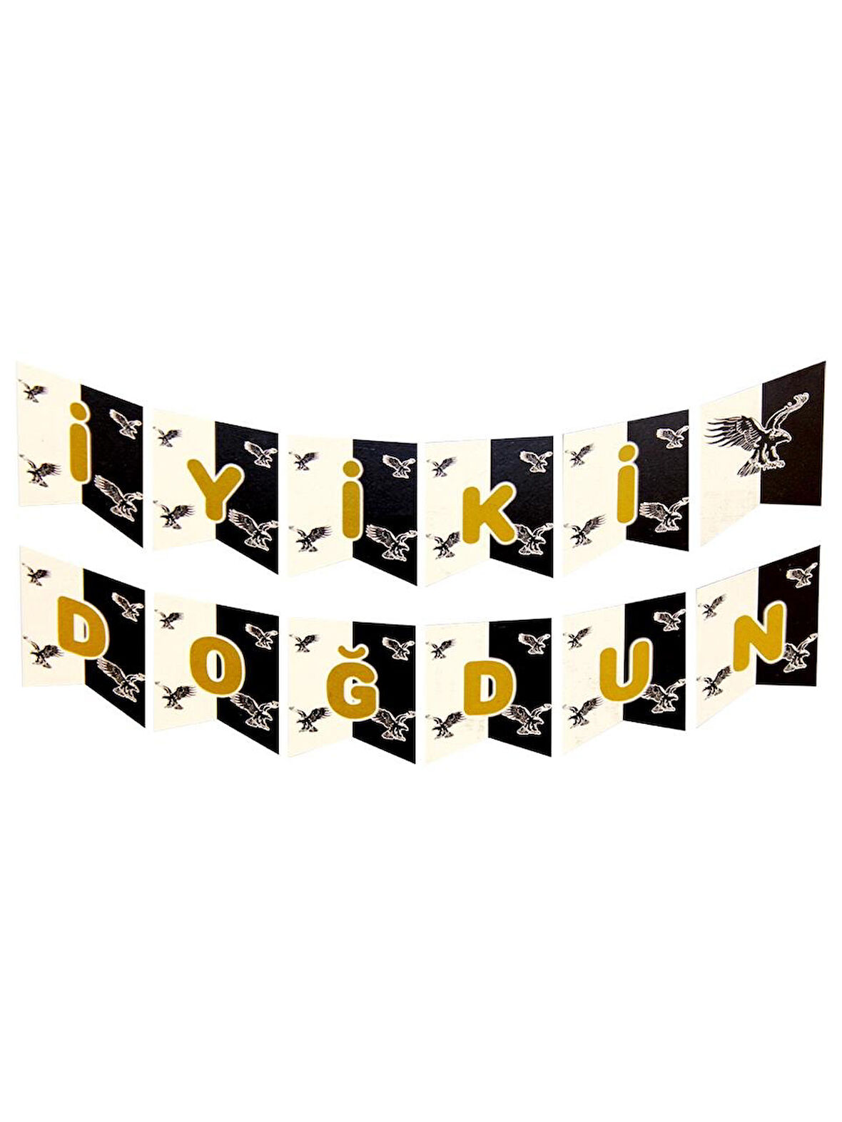 Taraftar Siyah Beyaz Banner 