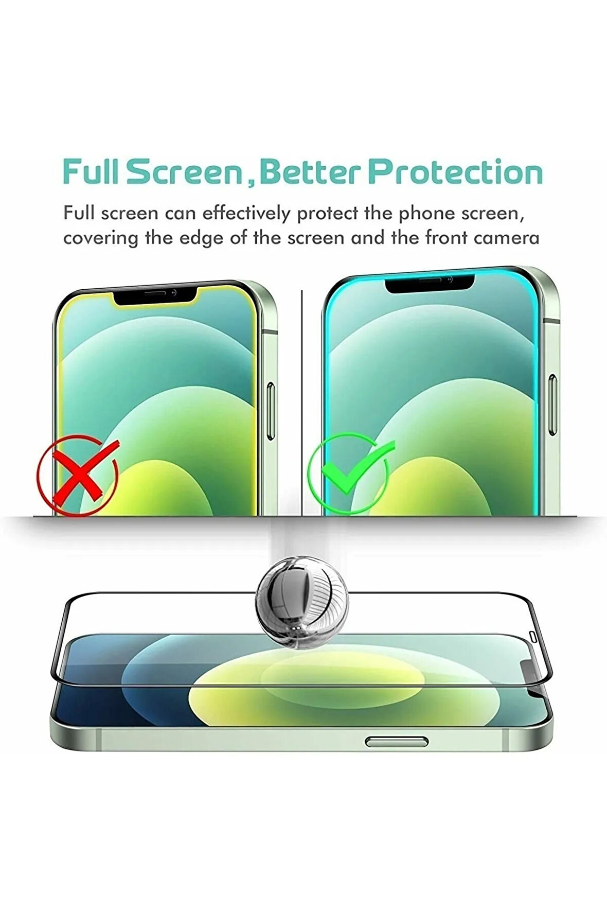 Iphone 13 Mini Ekran Koruyucu Cam Ultra Ince Nano - K1