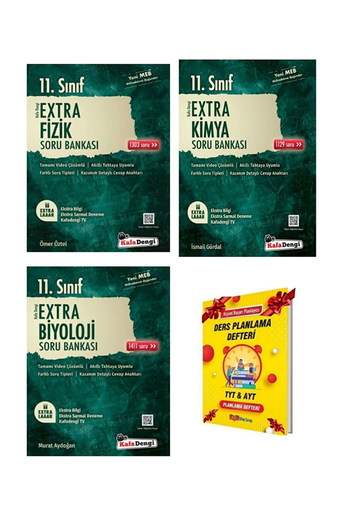 11. Sınıf Fizik Kimya Biyoloji Soru Bankası Extra