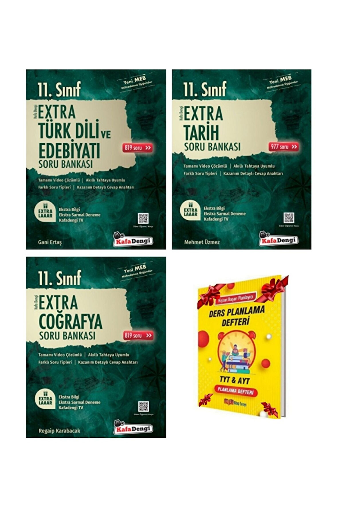 11. Sınıf Sözel Soru Bankası Extra 3lü Set