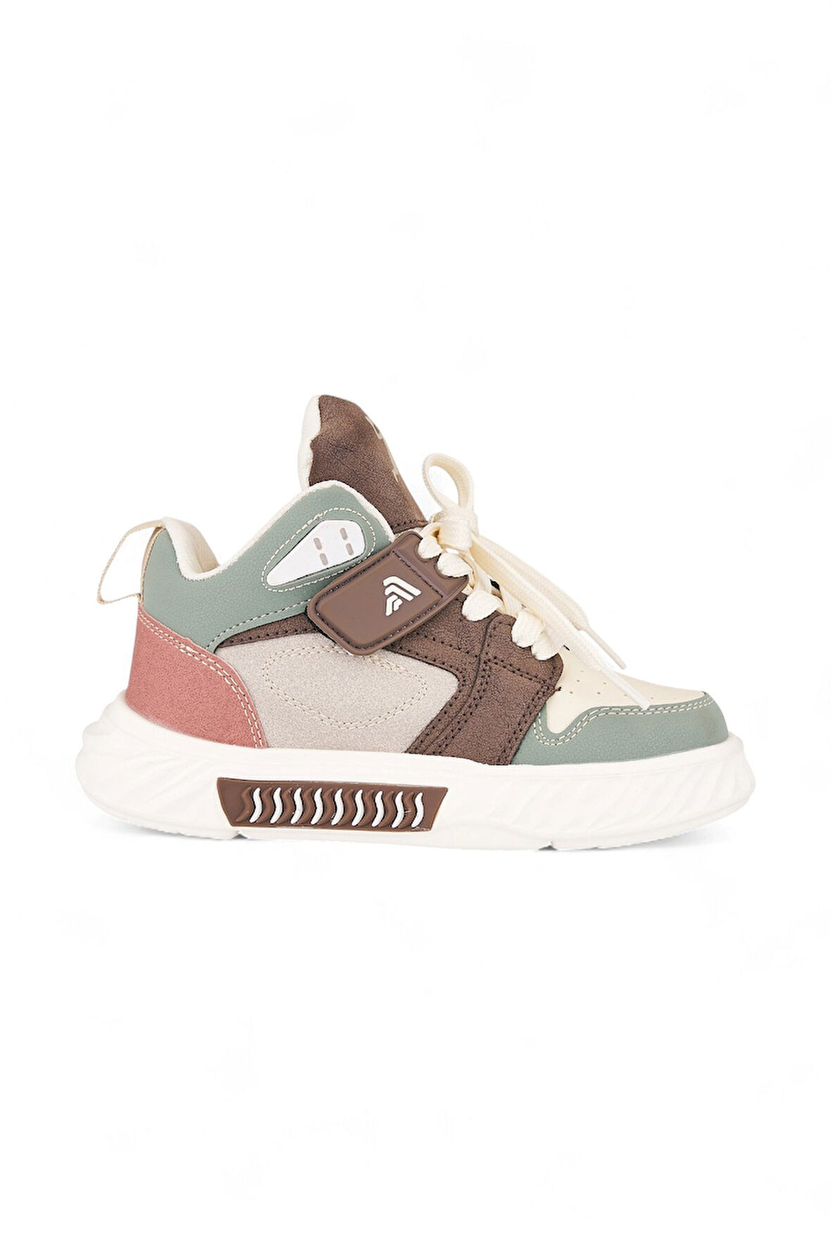 Unisex Çocuk Spor Ayakkabı Ortopedik Bağcıklı Cırtlı Desenli Kaymaz Taban Yürüyüş Sneaker 537