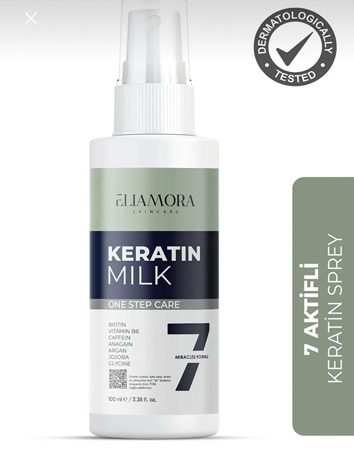 Saç Besleyici Keratin Sütü X7 Bileşen