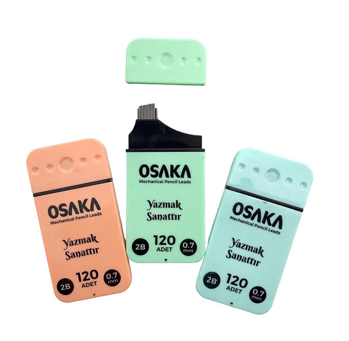 Osaka 120 li 2b Kalem Ucu 75 mm 0.7 mm 3 lü Set
