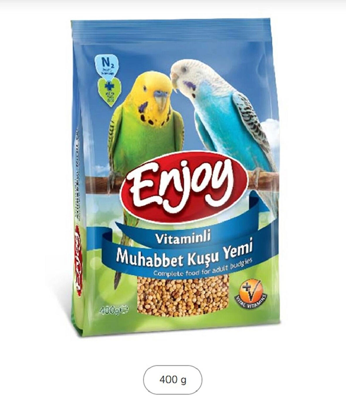 Muhabbet Kuşu Yemi Vitaminli 400 Gr