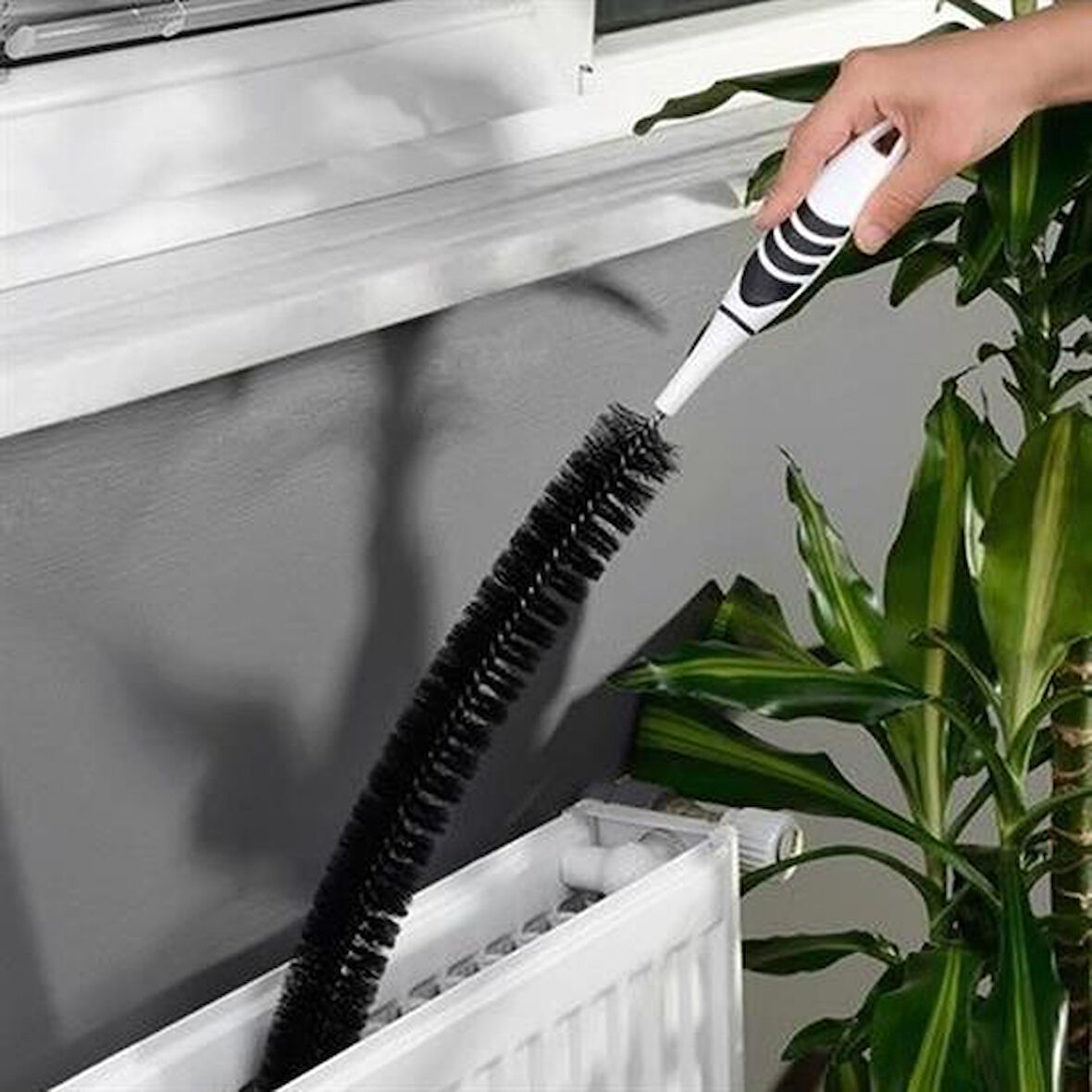 caselka® Ergonomik Pratik Kolay Kalorifer Peteği Temizleme Fırçası Aleti