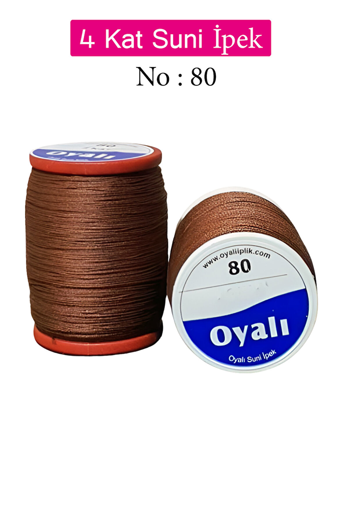 Oyalı 4 Kat Suni İpek İplik İğne Oyası Boncuk İpi Tığ Oyası No:80