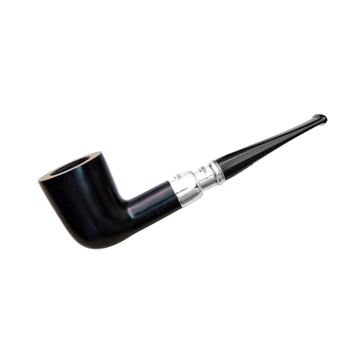 Peterson Ebony Spigot 120 9mm. Filtreli Akrilik Saplı Pipo 205906