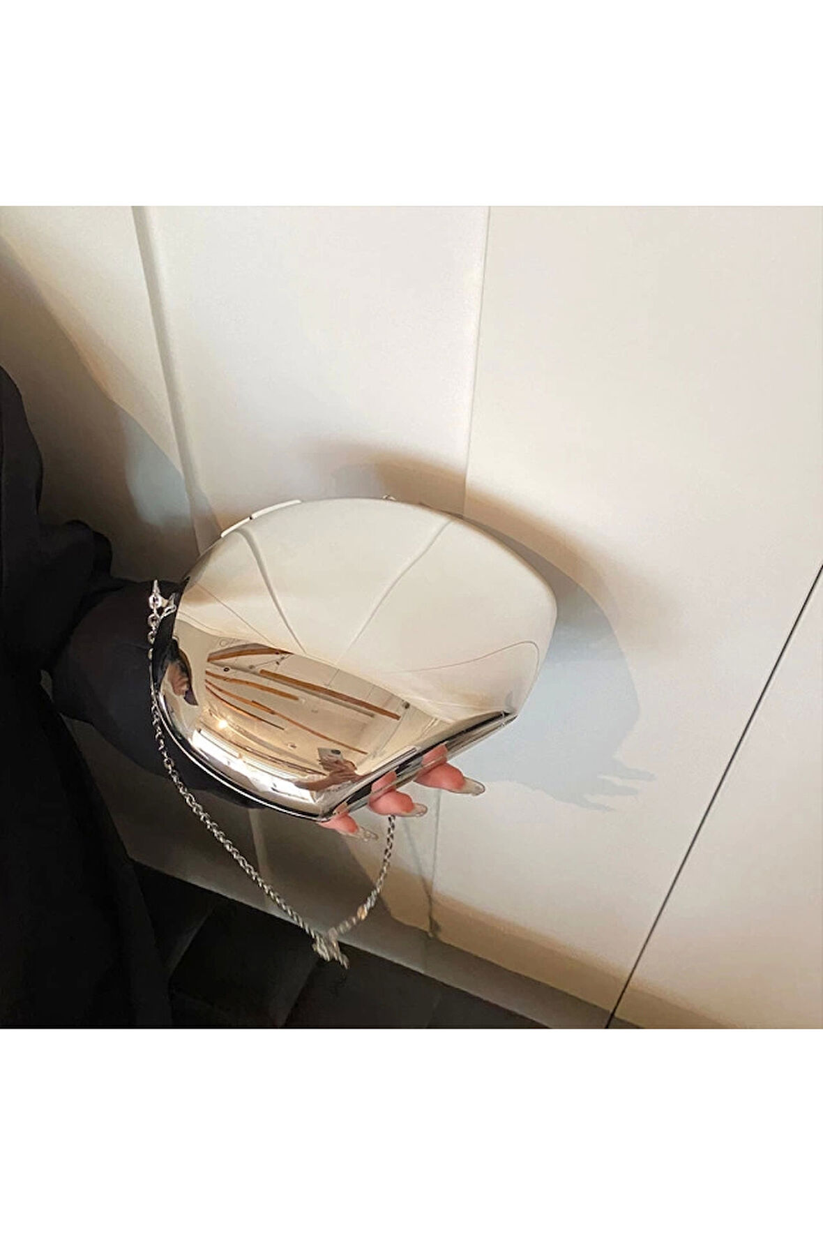 Prag Gümüş Damla Model Kadın Abiye Çanta