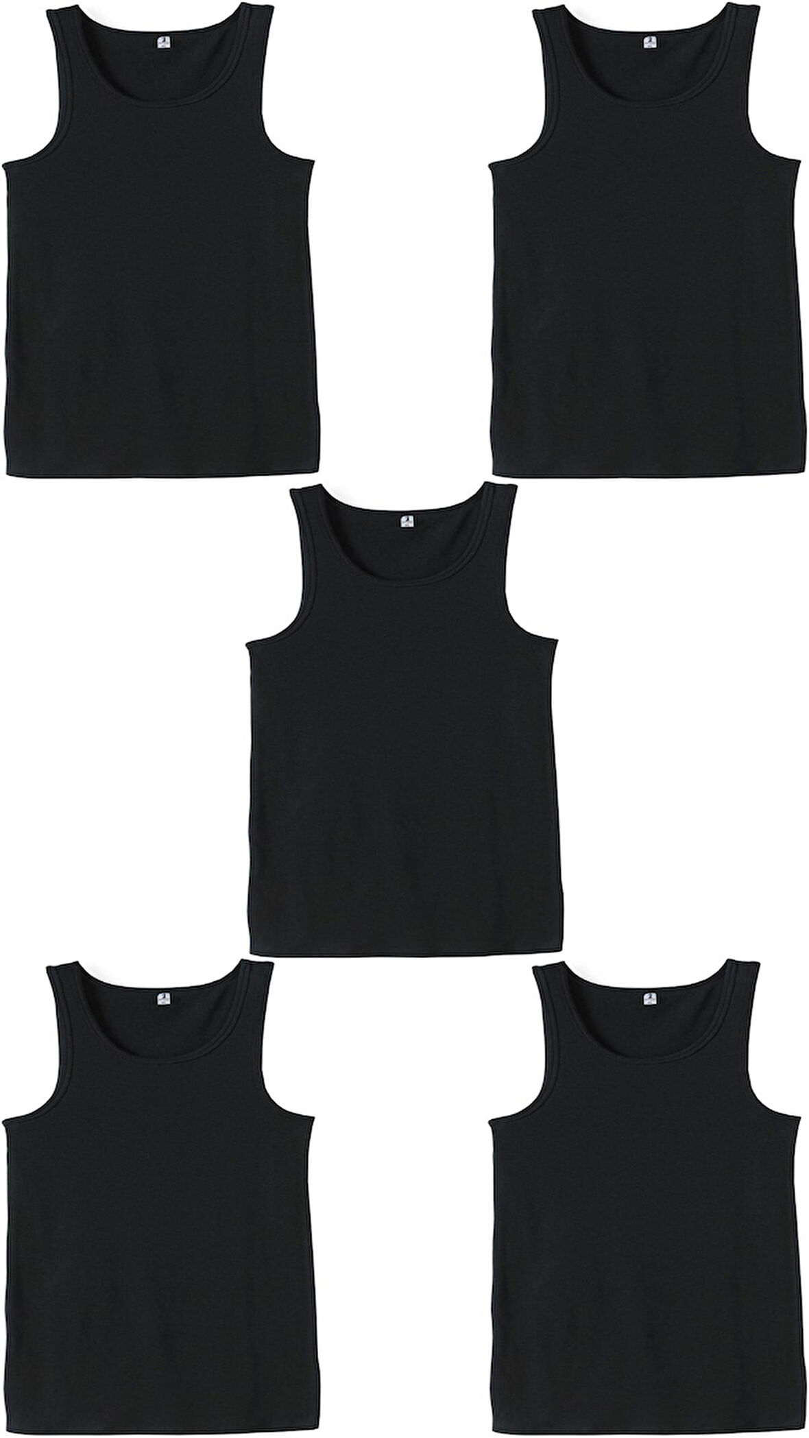 5 Adet Erkek Büyük Beden Battal Boy 105 Kilo - 205 Kilo Arası İçin Uygun Redzone Klasik Pamuk Atlet