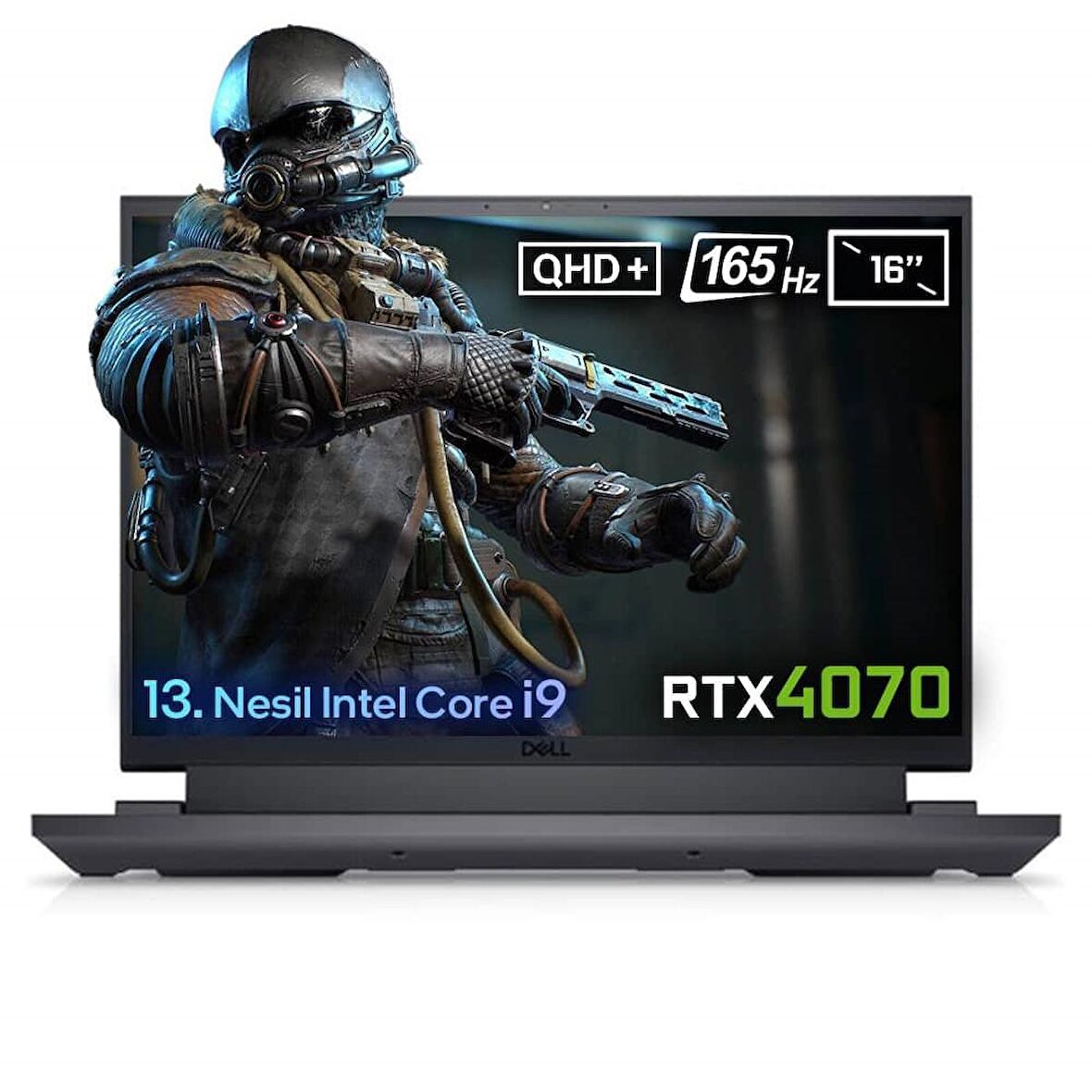 Dell Gaming G16 7630 G76302401021U Intel Core i9-13900HX 32GB 1TB SSD RTX4070 8GB 16 inç QHD+ 165 Hz Ubuntu Gaming Laptop