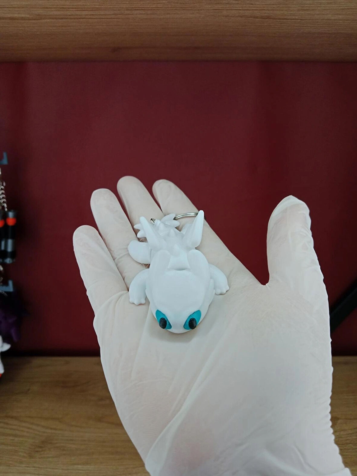 3D Üretim Light Fury Anahtarlık – Çoklu Model Seçeneği ile Hediyelik Ürün