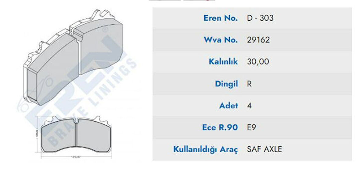 SAF DINGIL E.M DISK BALATA 29162