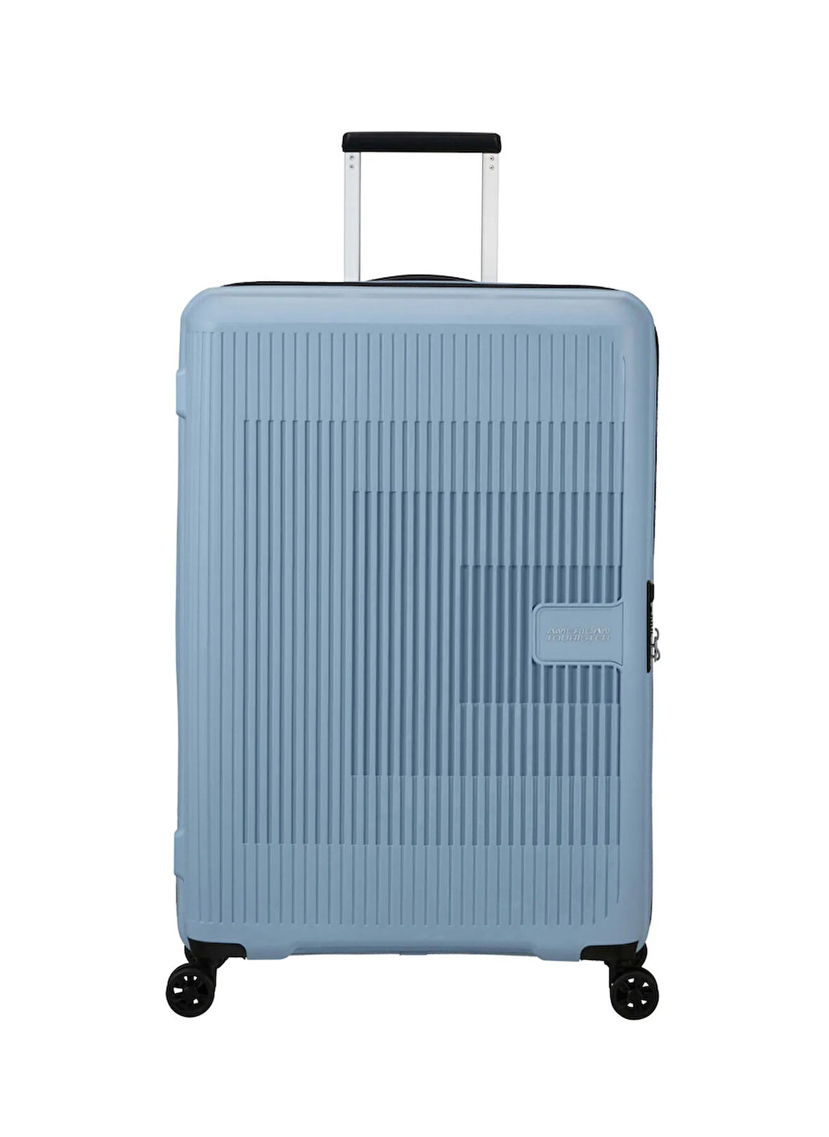 American Tourister Mavi Çekçekli Sert Valiz AEROSTEP-SPINNER 77/28 EXP TSA