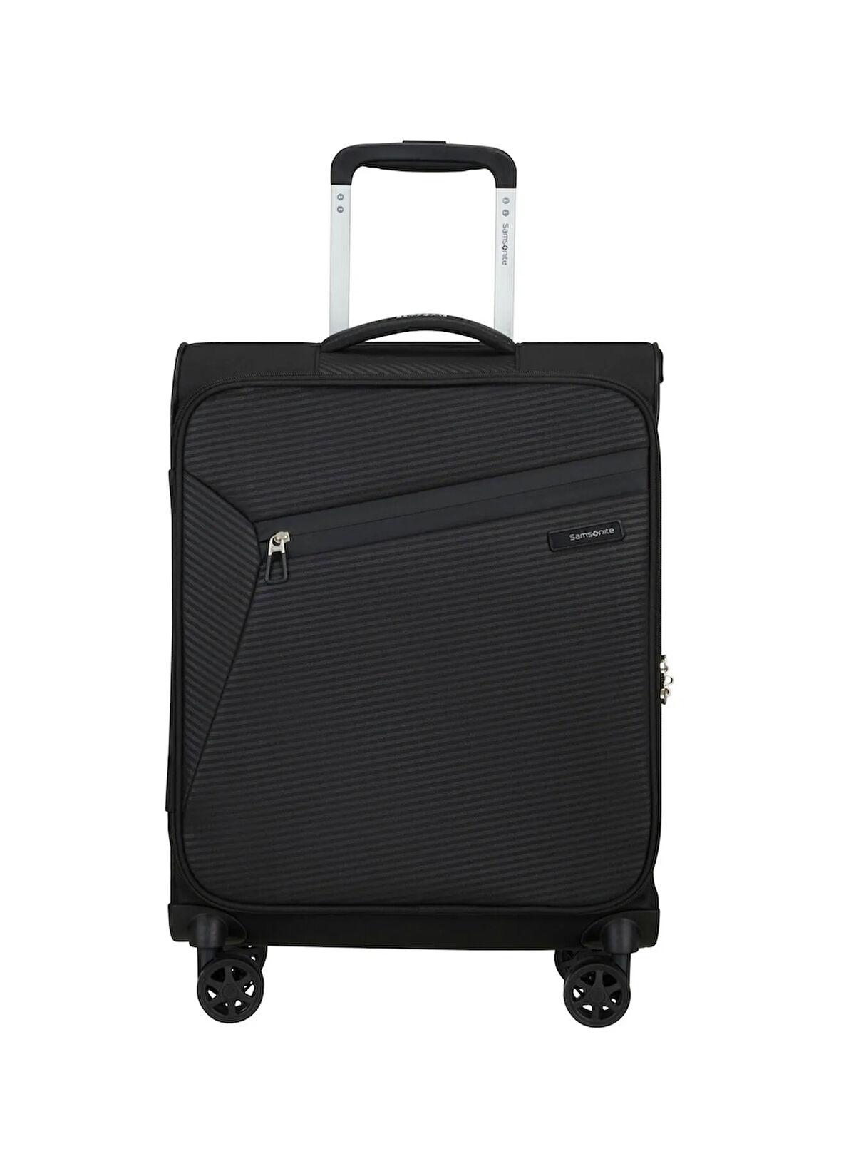 Samsonite Siyah Çekçekli Kumaş Valiz LITEBEAM-SPINNER 55/20