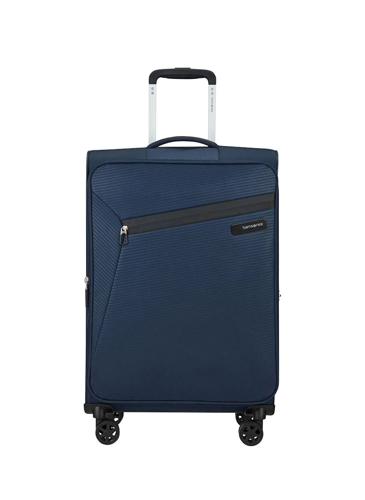 Samsonite Lacivert Çekçekli Kumaş Valiz LITEBEAM-SPINNER 66/24 EXP