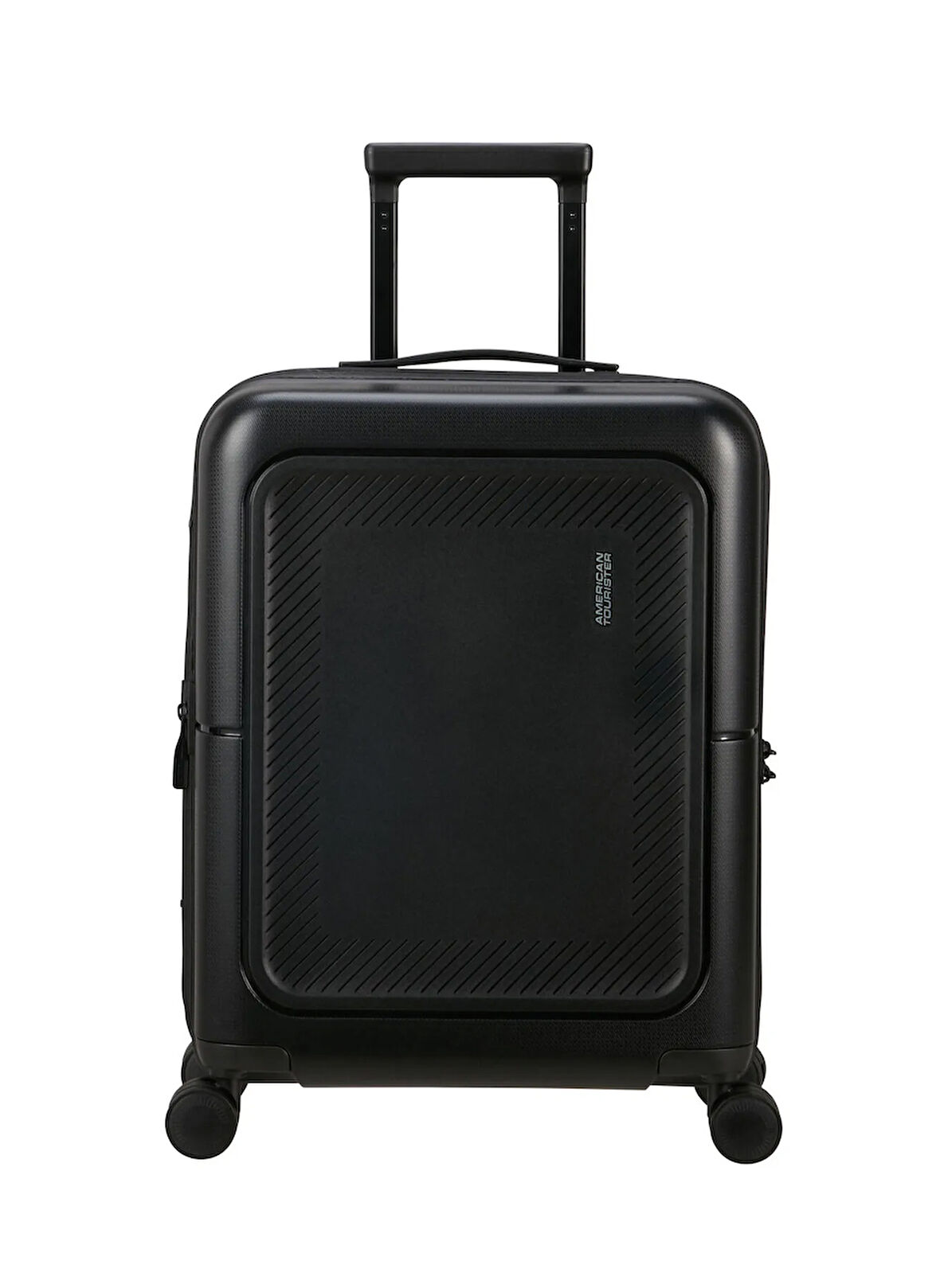 American Tourister Siyah Çekçekli Sert Valiz DASHPOP-SPINNER 55/20 EXP TSA