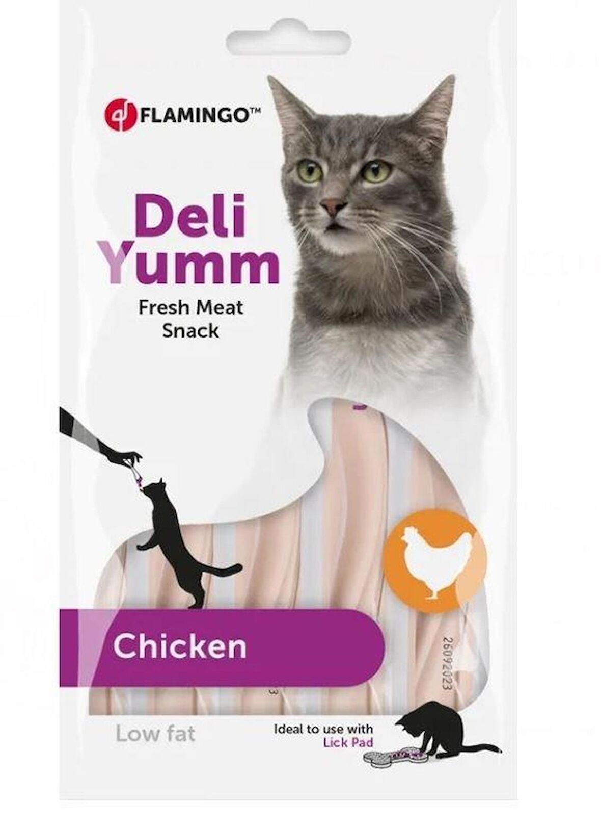Flamingo Deli Yumm Fresh Tavuklu Likit Kedi Ödülü 5 x 14 Gr