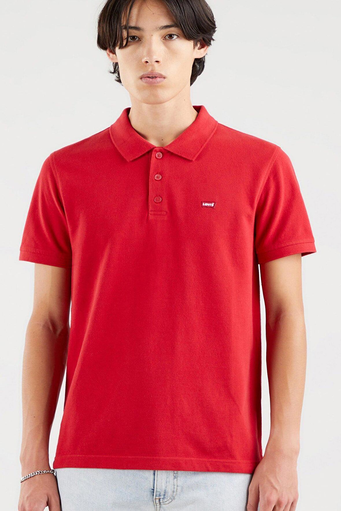 Levis Erkek Kırmızı Polo Yaka T-Shirt A0229-0009