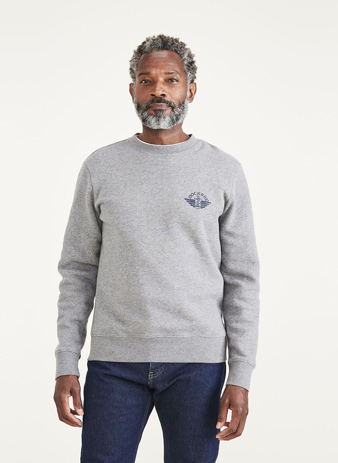 Dockers Sweatshirt, XL, Gri