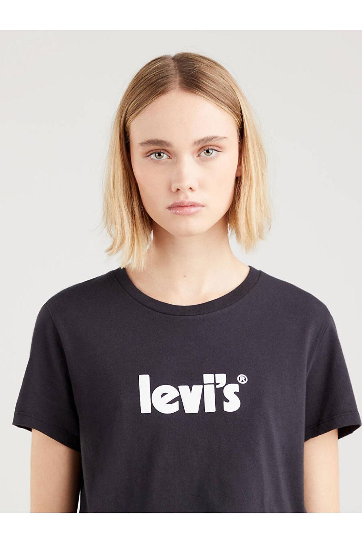 Levi's Kadın Siyah T-shirt - A2086-0169