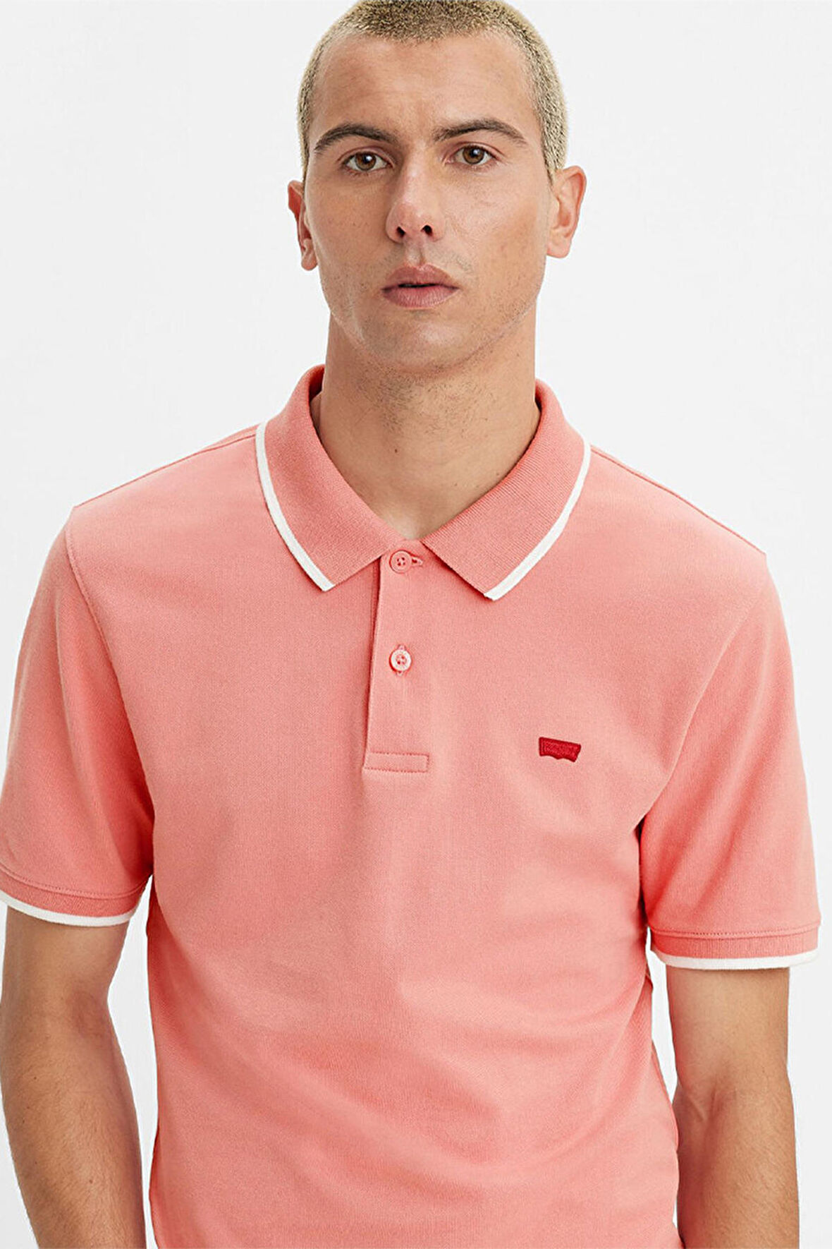 Levi's Erkek Pembe Polo Yaka T-shirt - A4842-0009