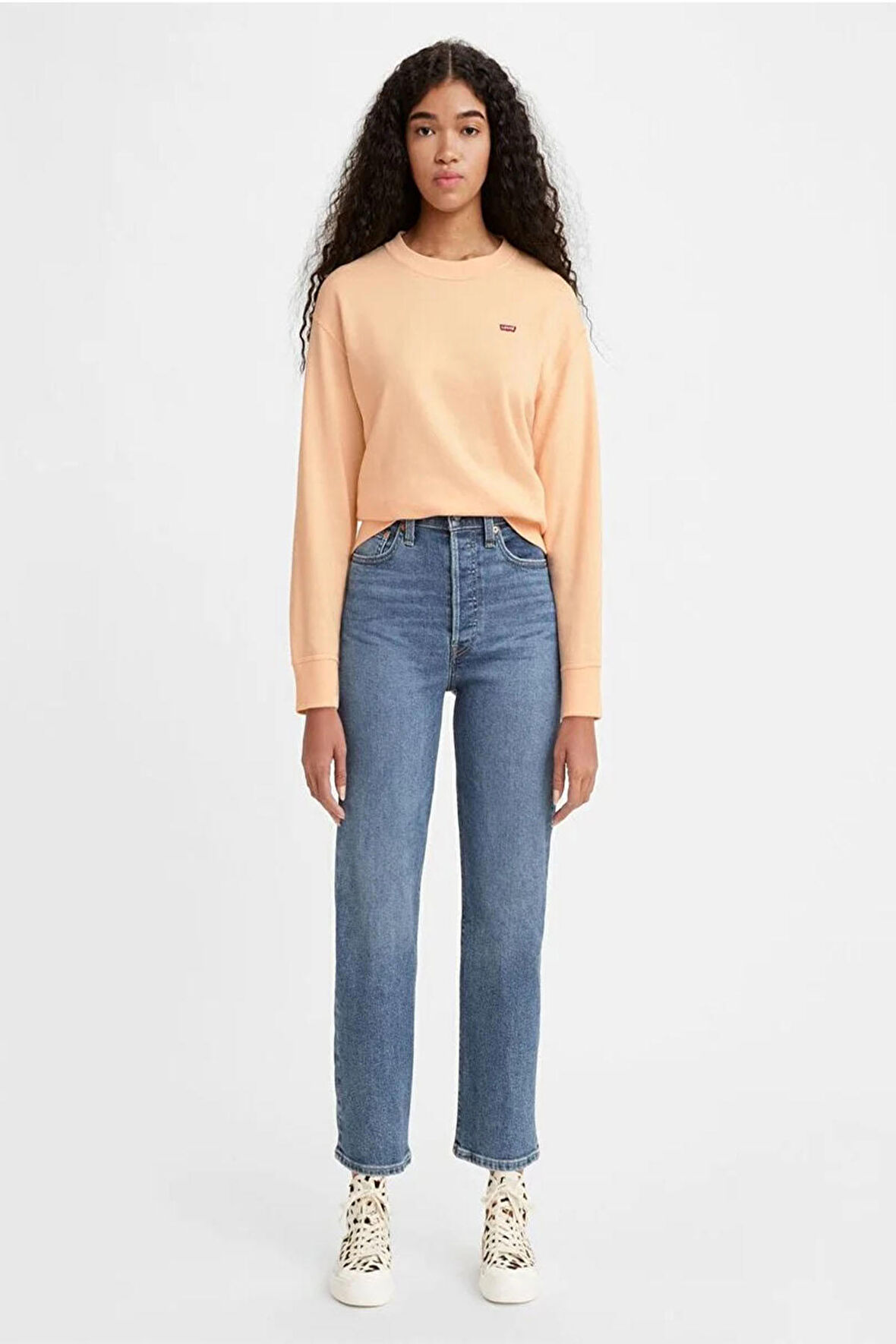 Levi's Mavi Ribcage Straight Ankle Kadın Jean Pantolon - A7743-0001