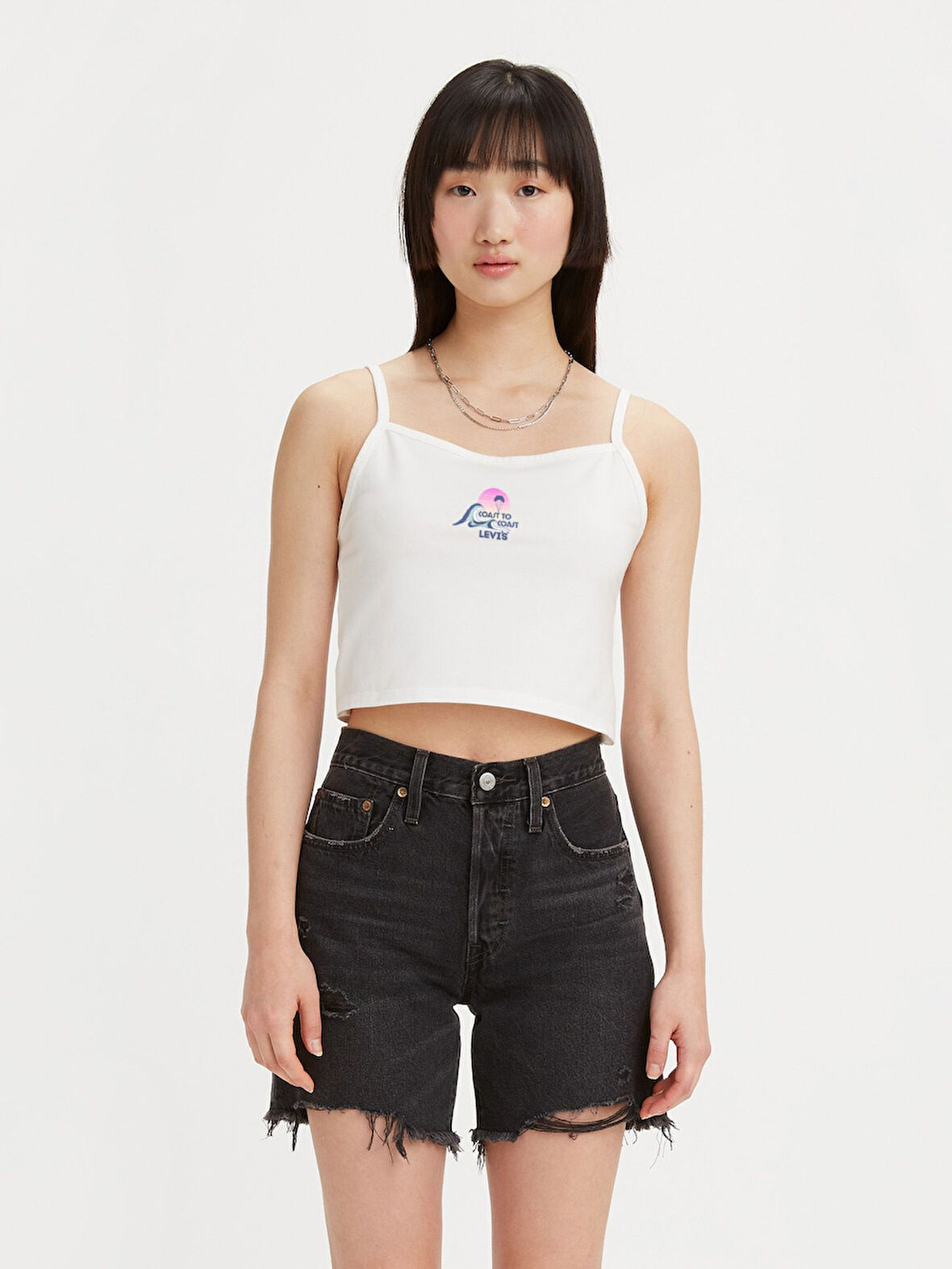 GRAPHIC 90S KADIN BEYAZ ATLET 34408-0019