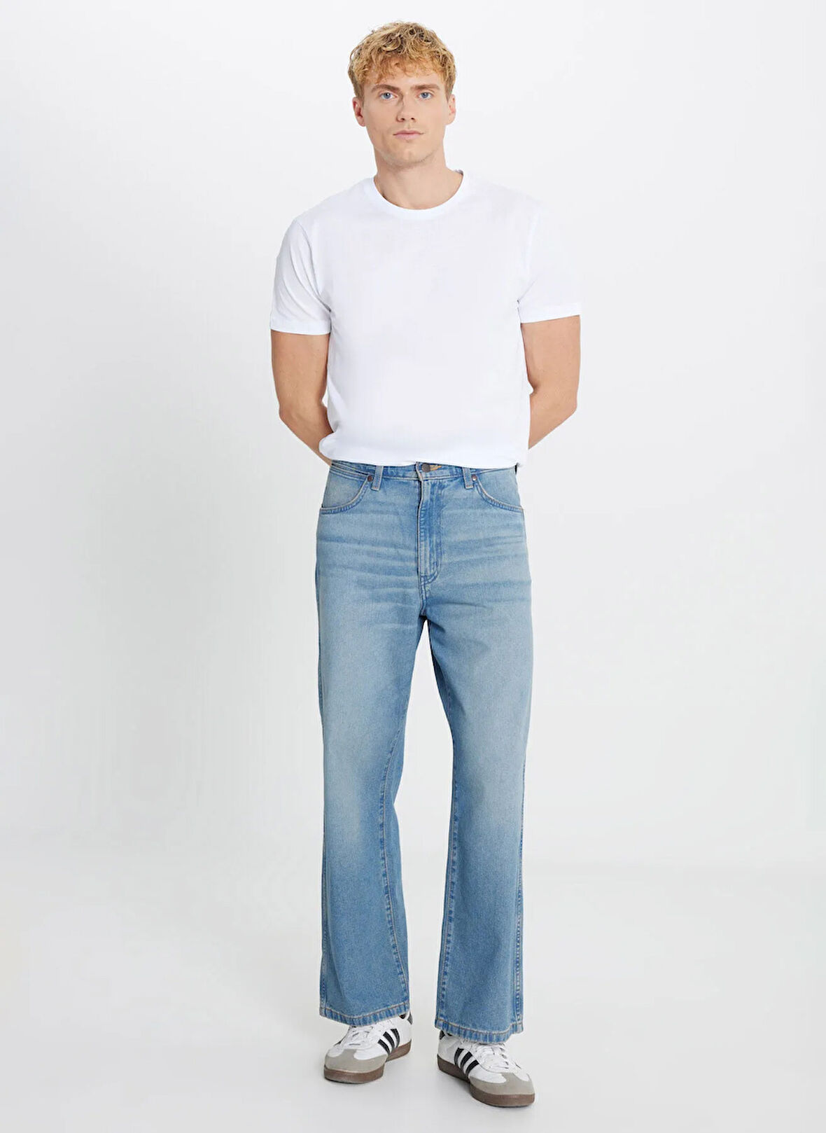 Wrangler Normal Bel Oversize Mavi Erkek Denim Pantolon W179201512588 Mavi Denim Pantolon