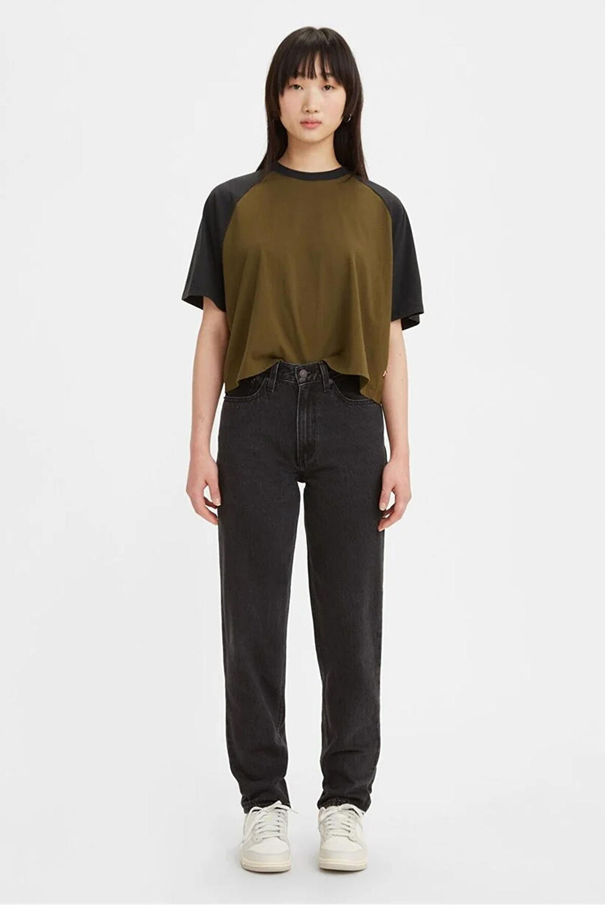 Levi's Kadın Siyah Yüksek Bel 80's Mom Jeans Kot Pantolon - A9385-0000