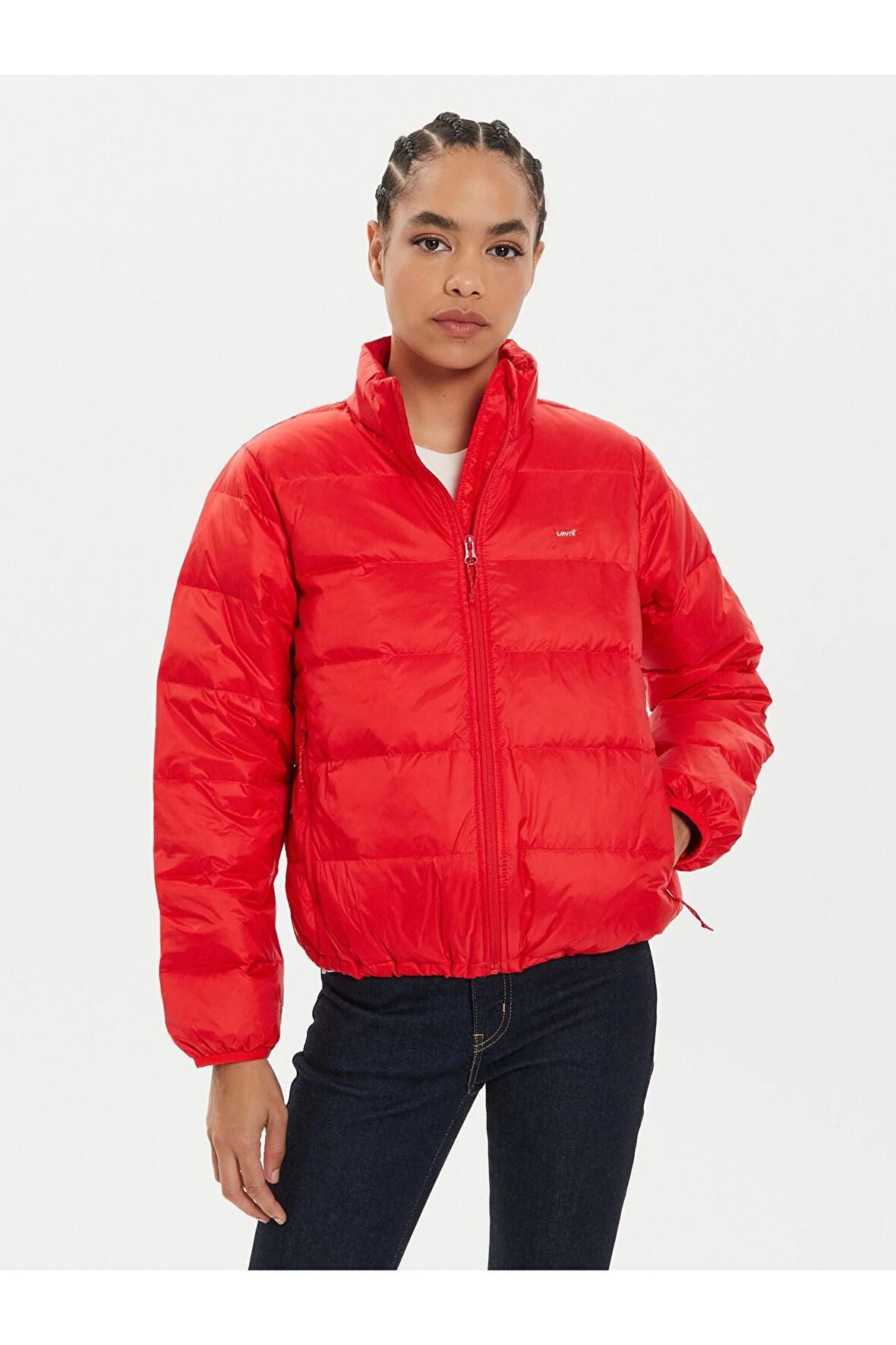 Levi's Kadın Kuş Tüyü Kırmızı Normal Kesim Mont- A8320-0006