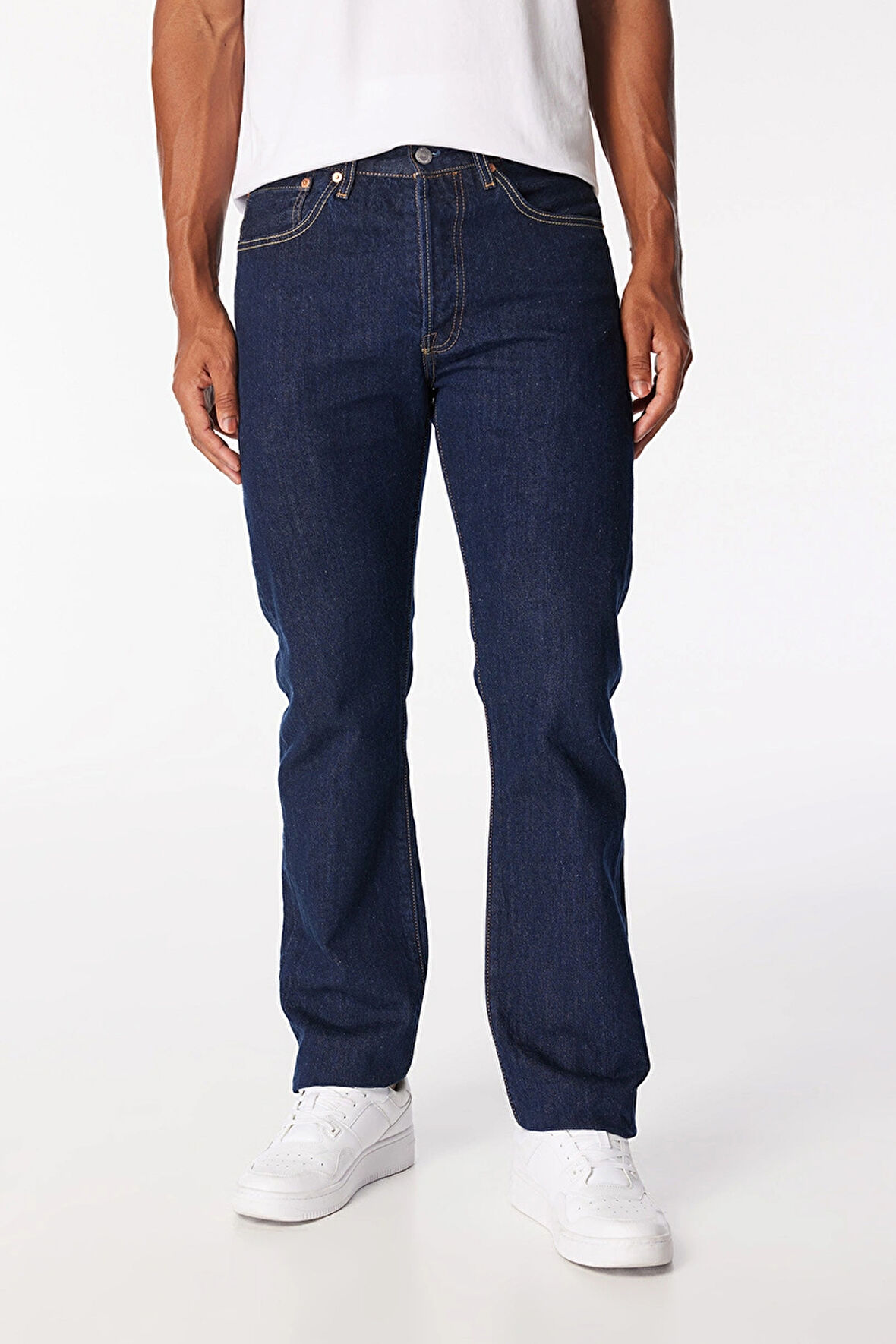 Levi's 501 Original Erkek Lacivert Jean Kot Pantolon - A7735-0015