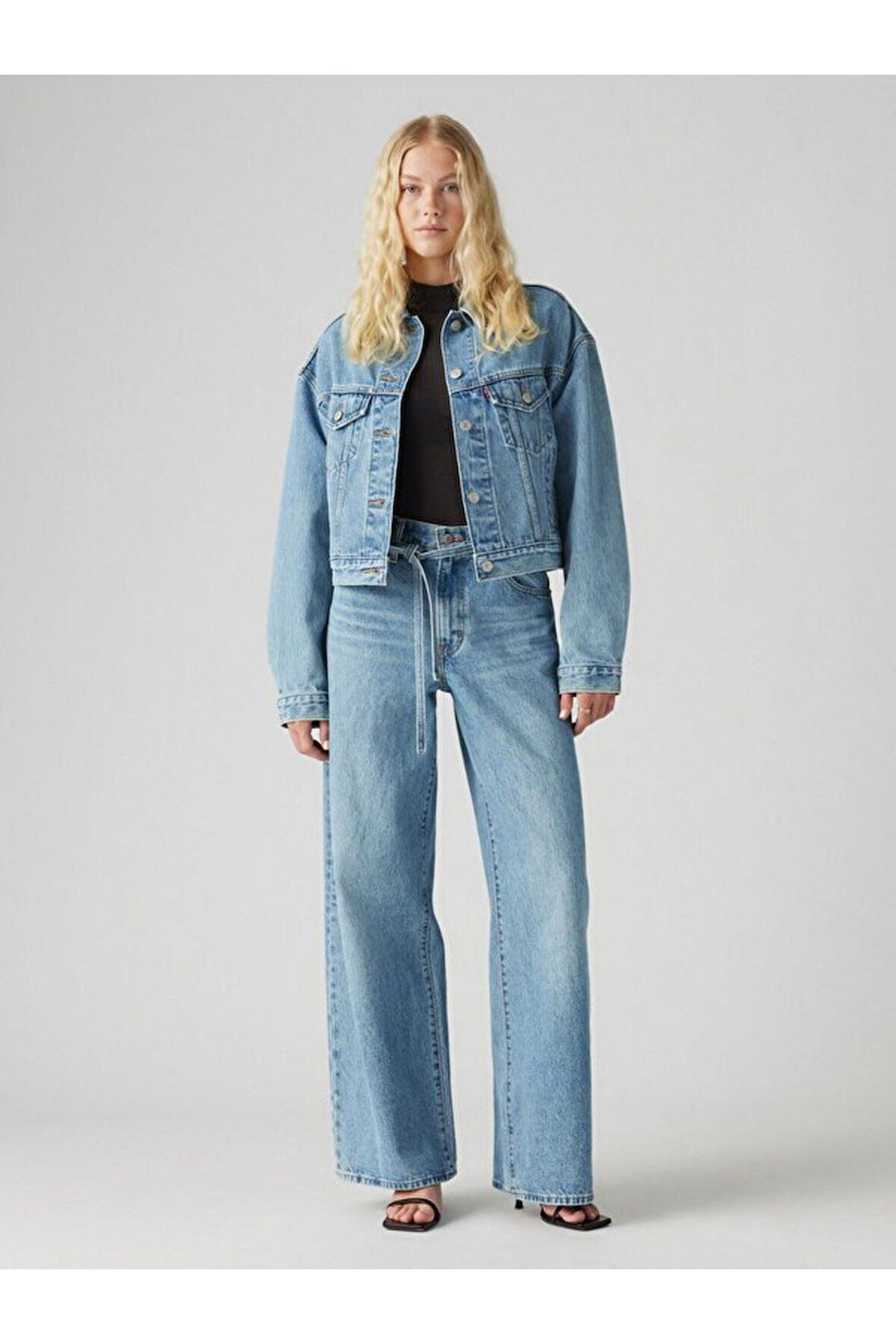 Levi's Kadın XL Straight Mavi Jean Pantolon - 001TK-0001