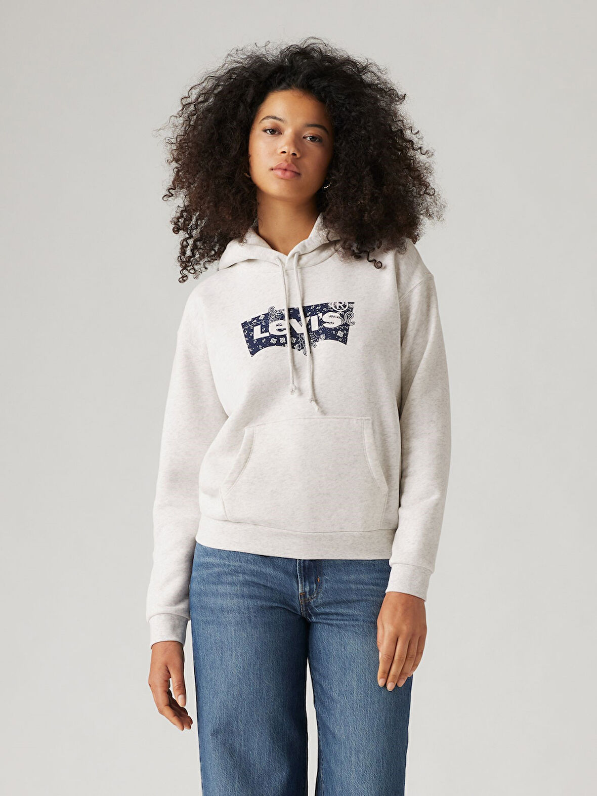 GRAPHIC KADIN GRİ SWEATSHIRT