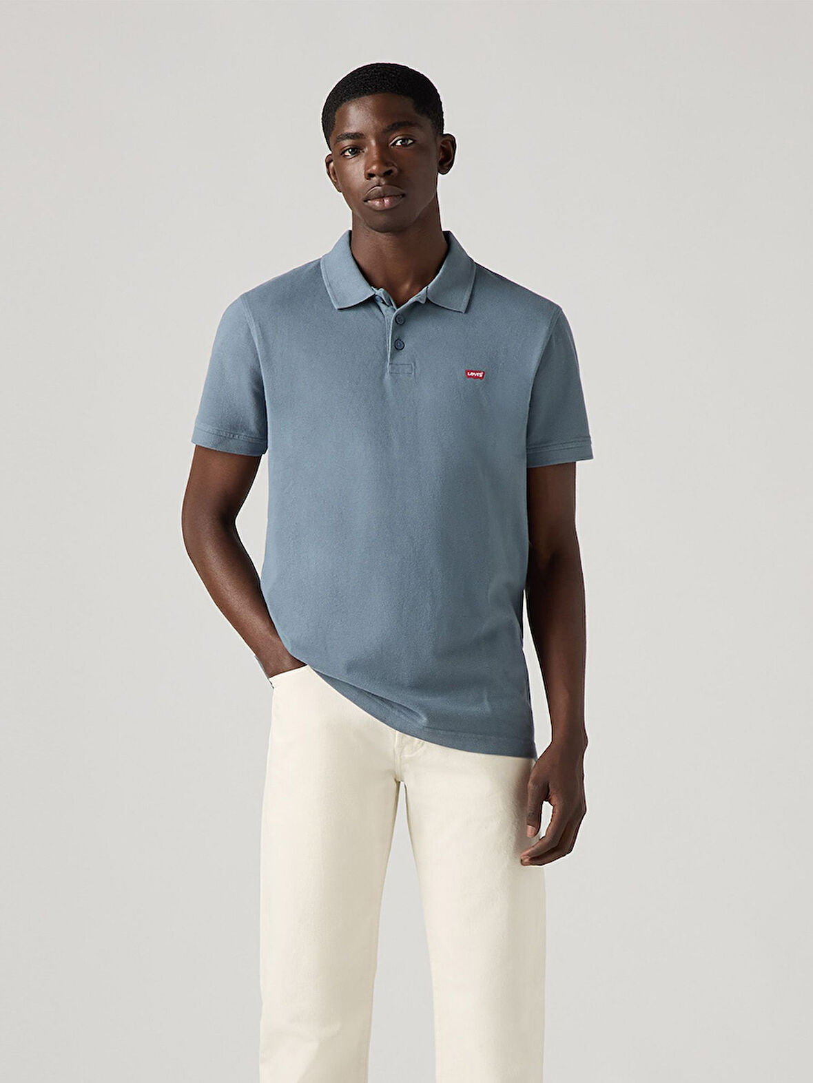 GÖKYÜZÜ RENGİ ERKEK POLO YAKA T-SHİRT 35883-0273