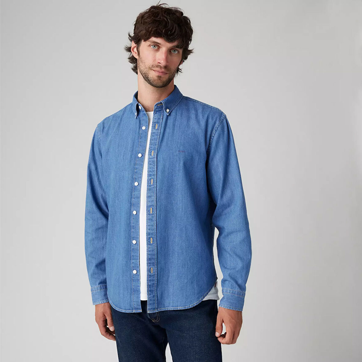 Levi's  Erkek Authentic Button-Down Mavi Gömlek - A7210-0025