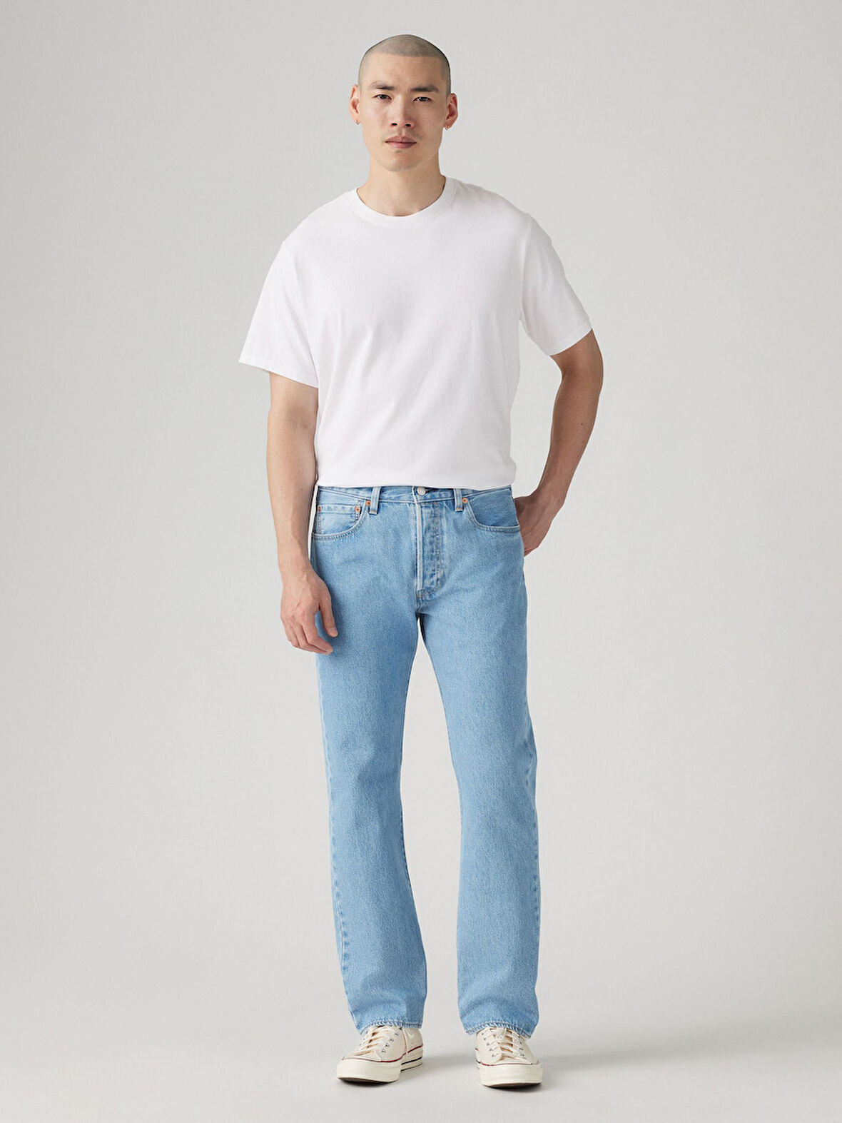 501 LEVIS ORIGINAL ERKEK MAVİ JEAN PANTOLON 00501-3708
